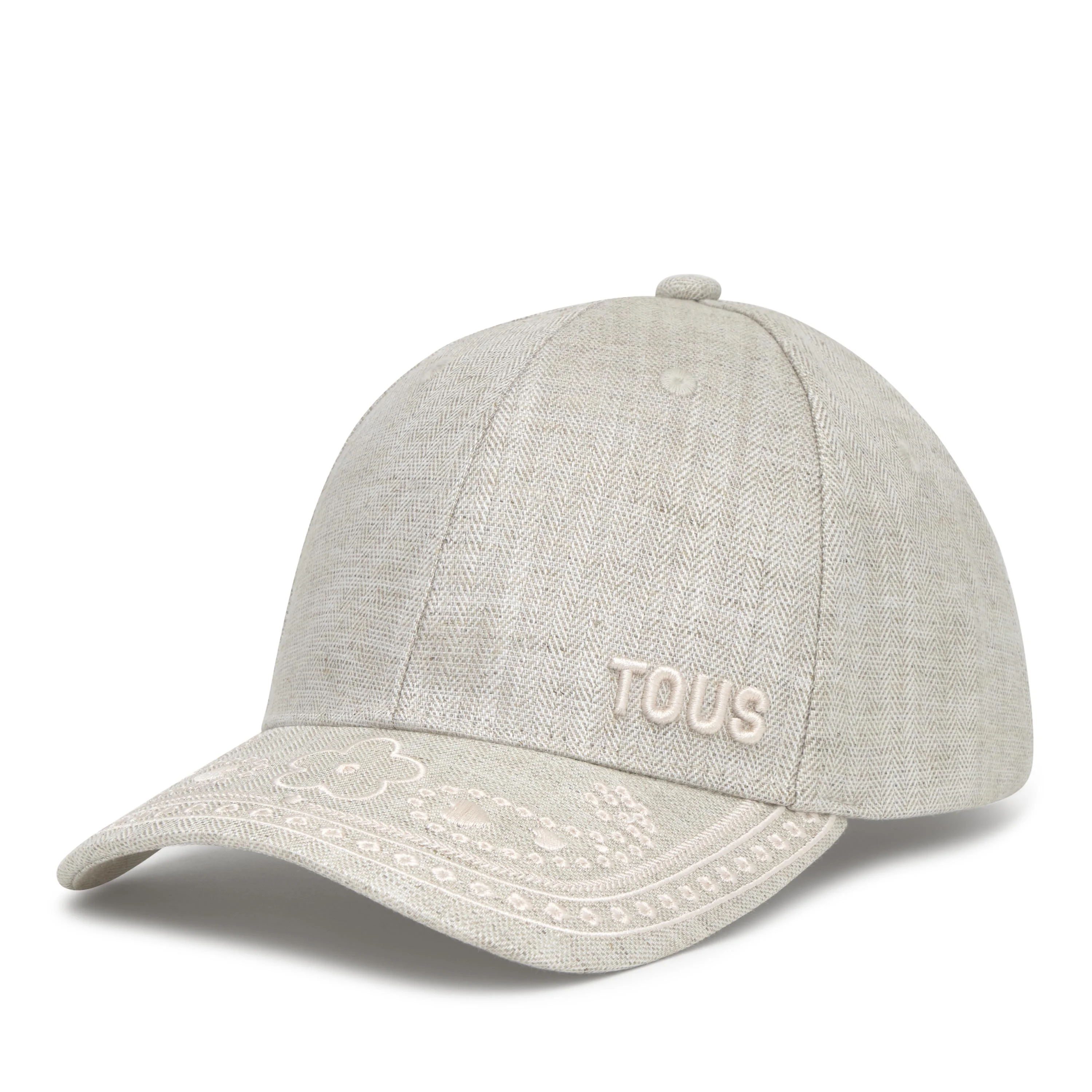 Beige embroidered Cap TOUS Motifs Paisley - 1