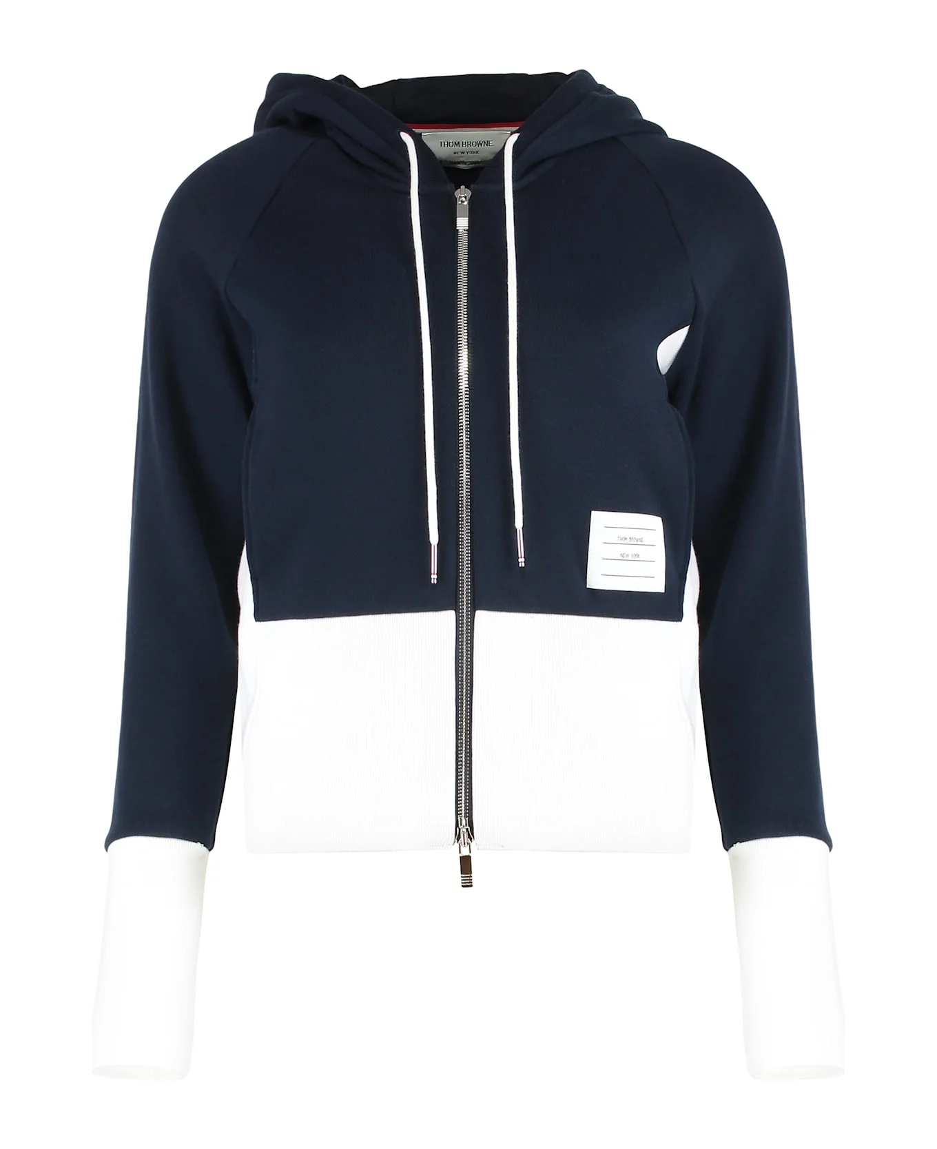 Short Hoodie With Zipper - 1