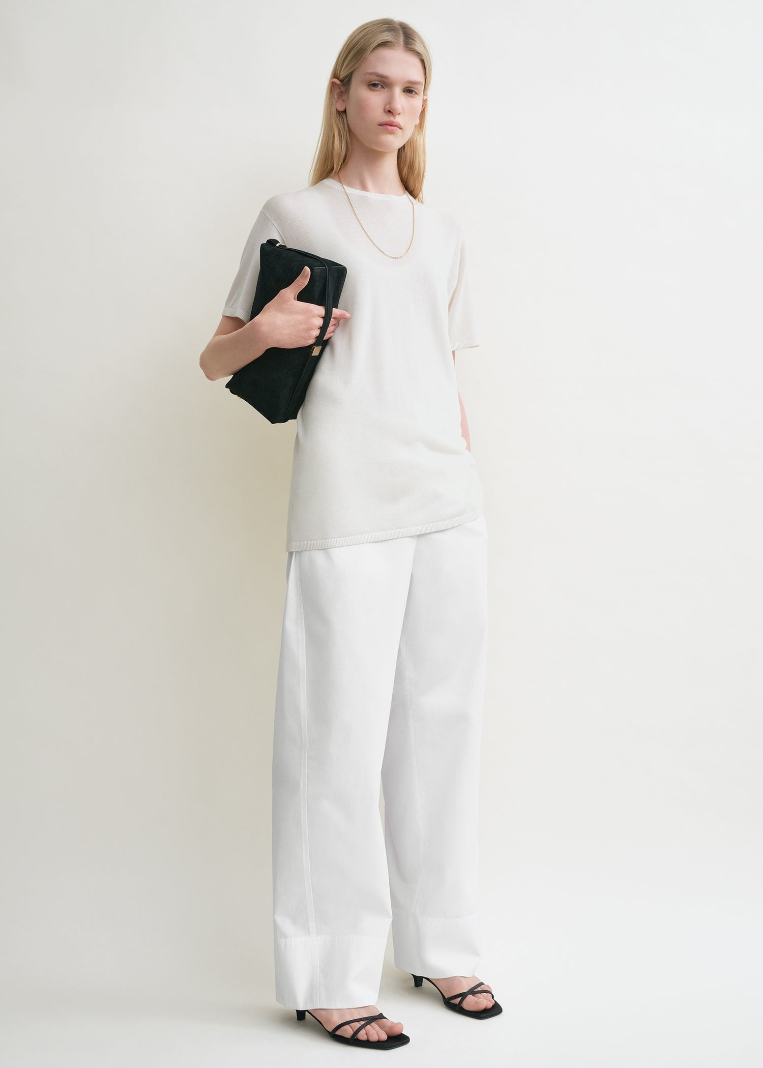 Tee knit white - 2