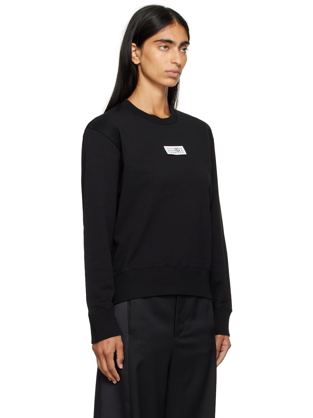 Black Logo Patch Sweatshirt - 2