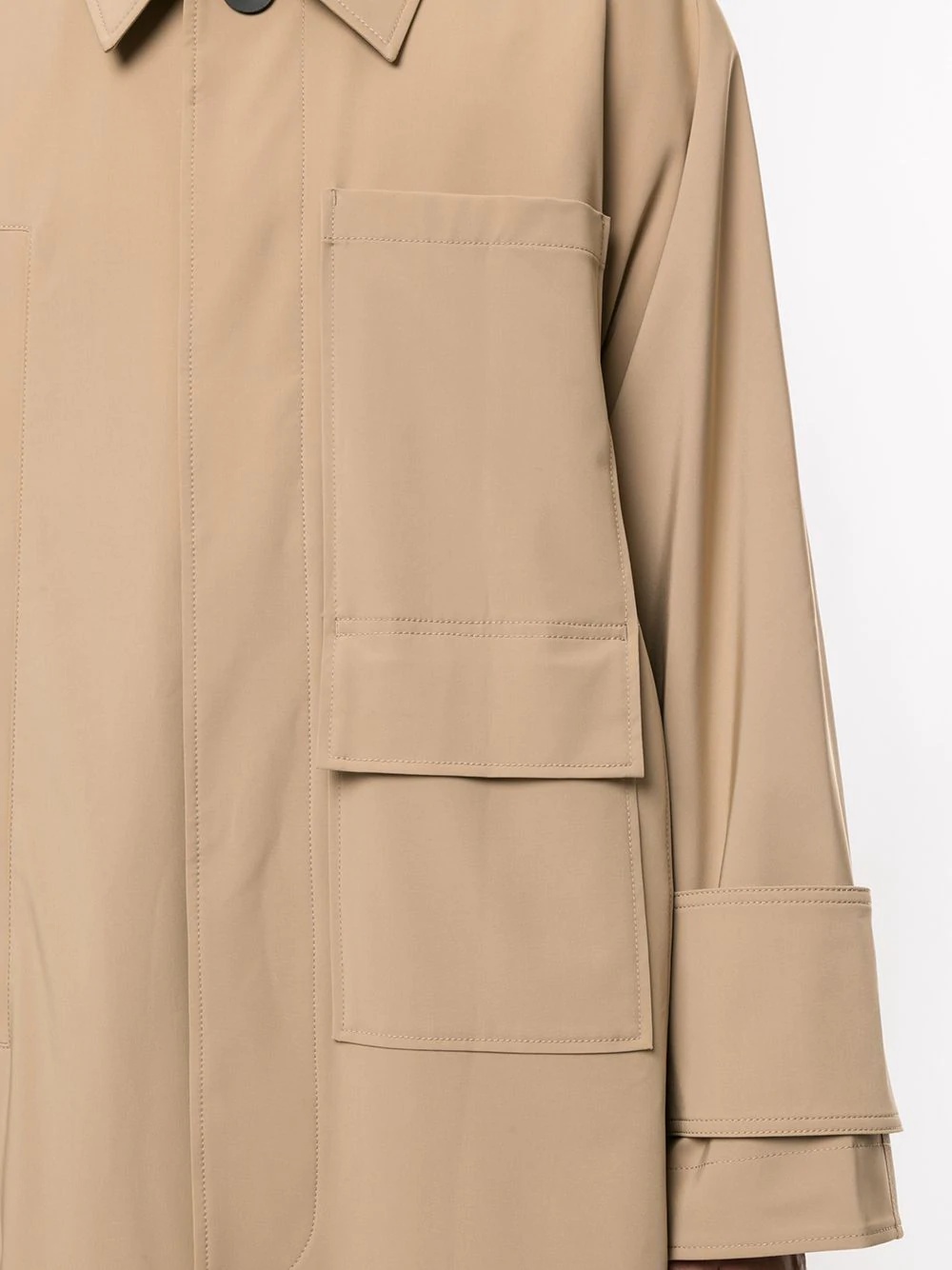 pocket detailed trench coat - 5