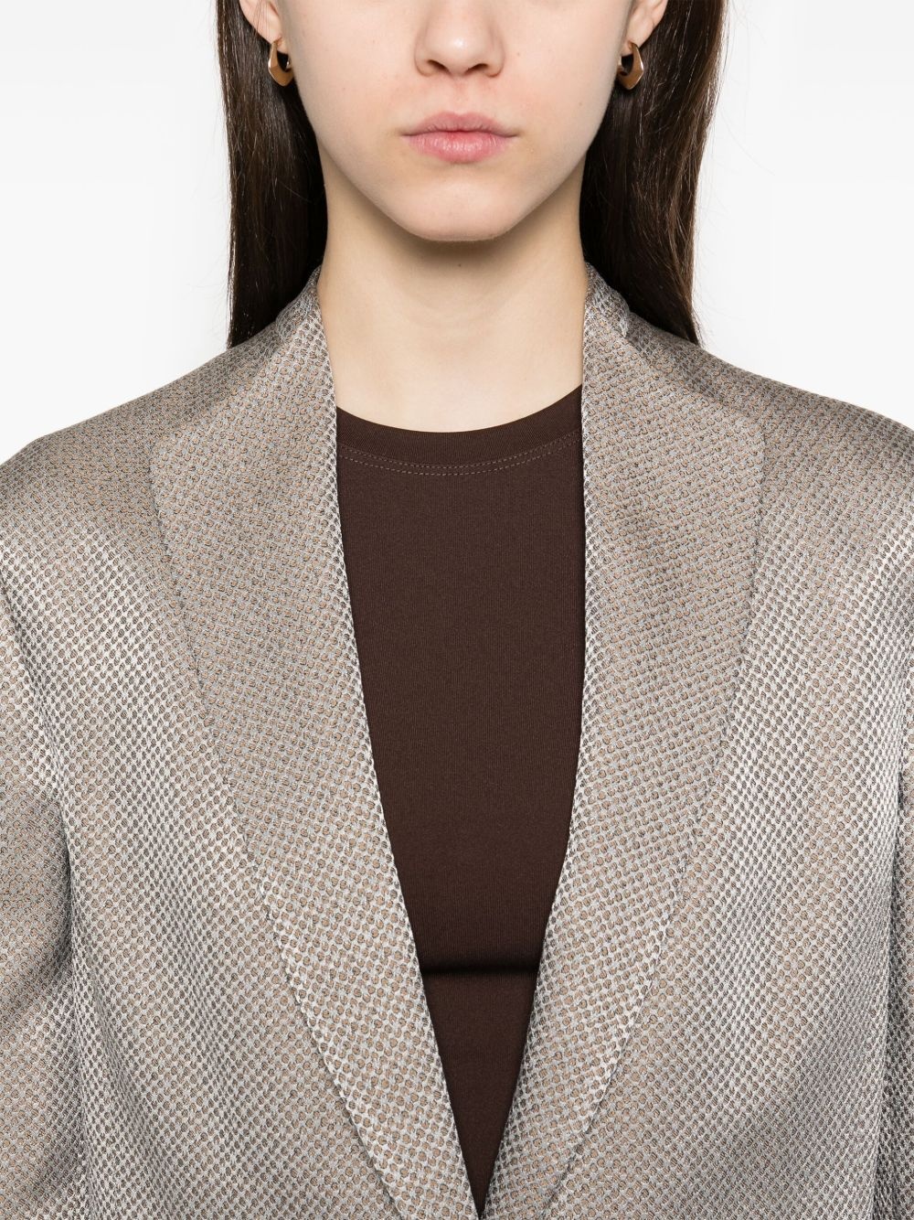 jacquard blazer - 5