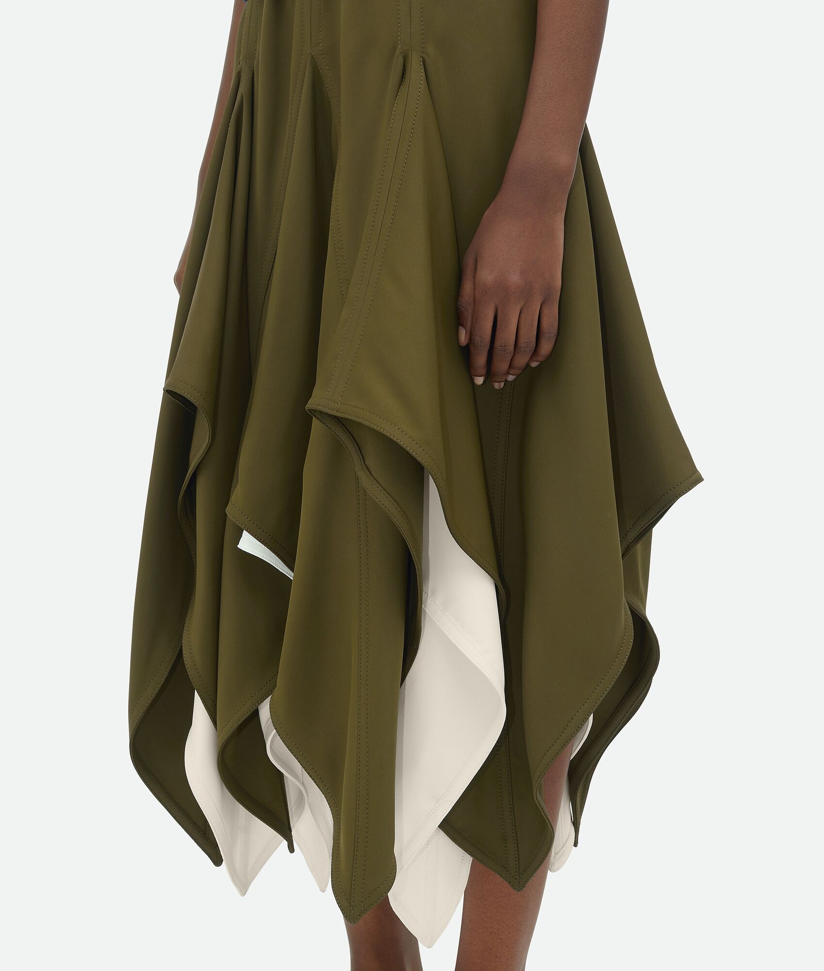 Viscose Double Layer Skirt - 4
