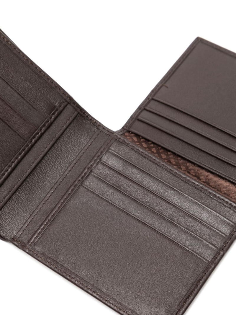 logo-plaque leather wallet 3