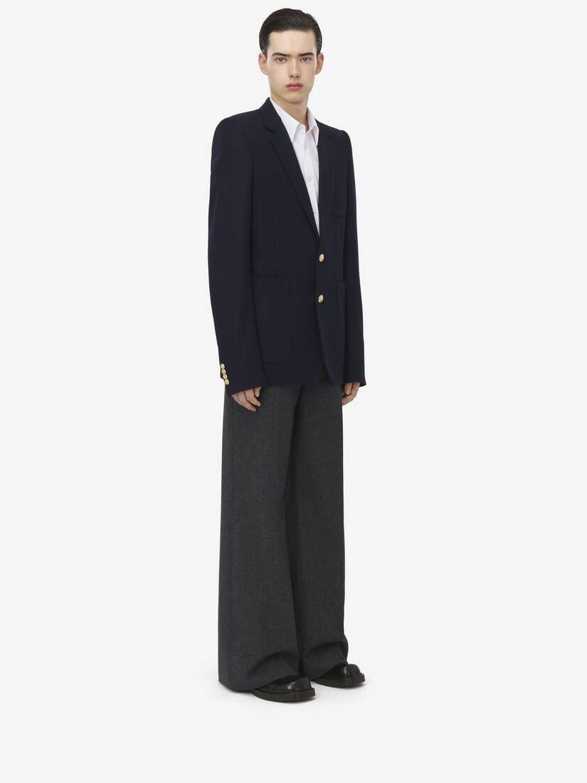 Single-breasted Tailored Jacket - 4