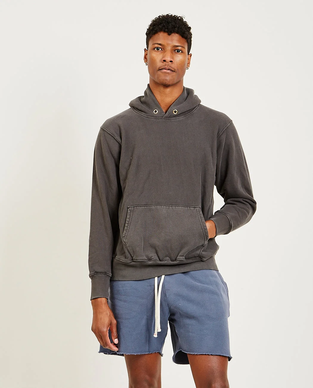 Cropped Hoodie Vintage Black - 1