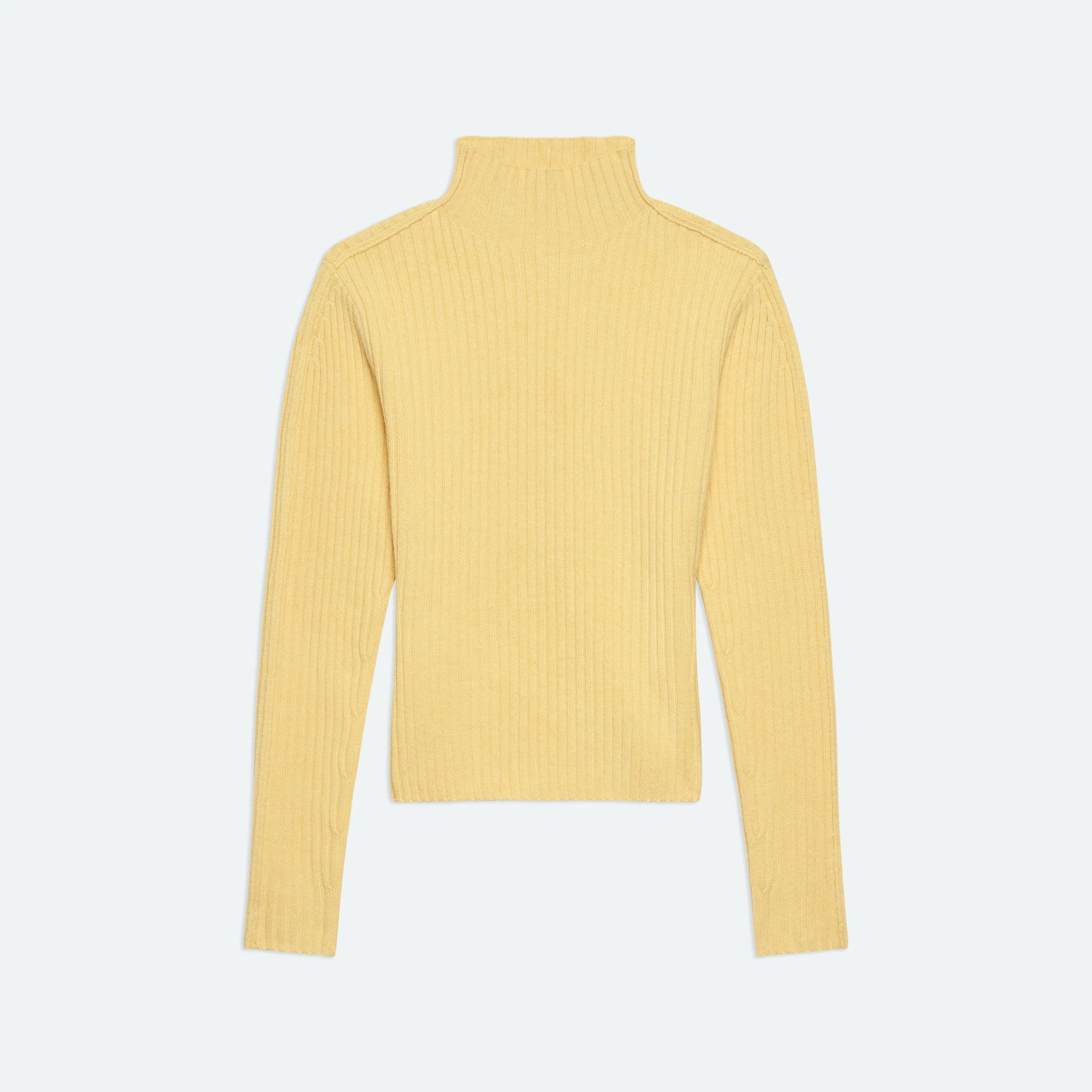 WOOL MOCK-NECK SWEATER - 1