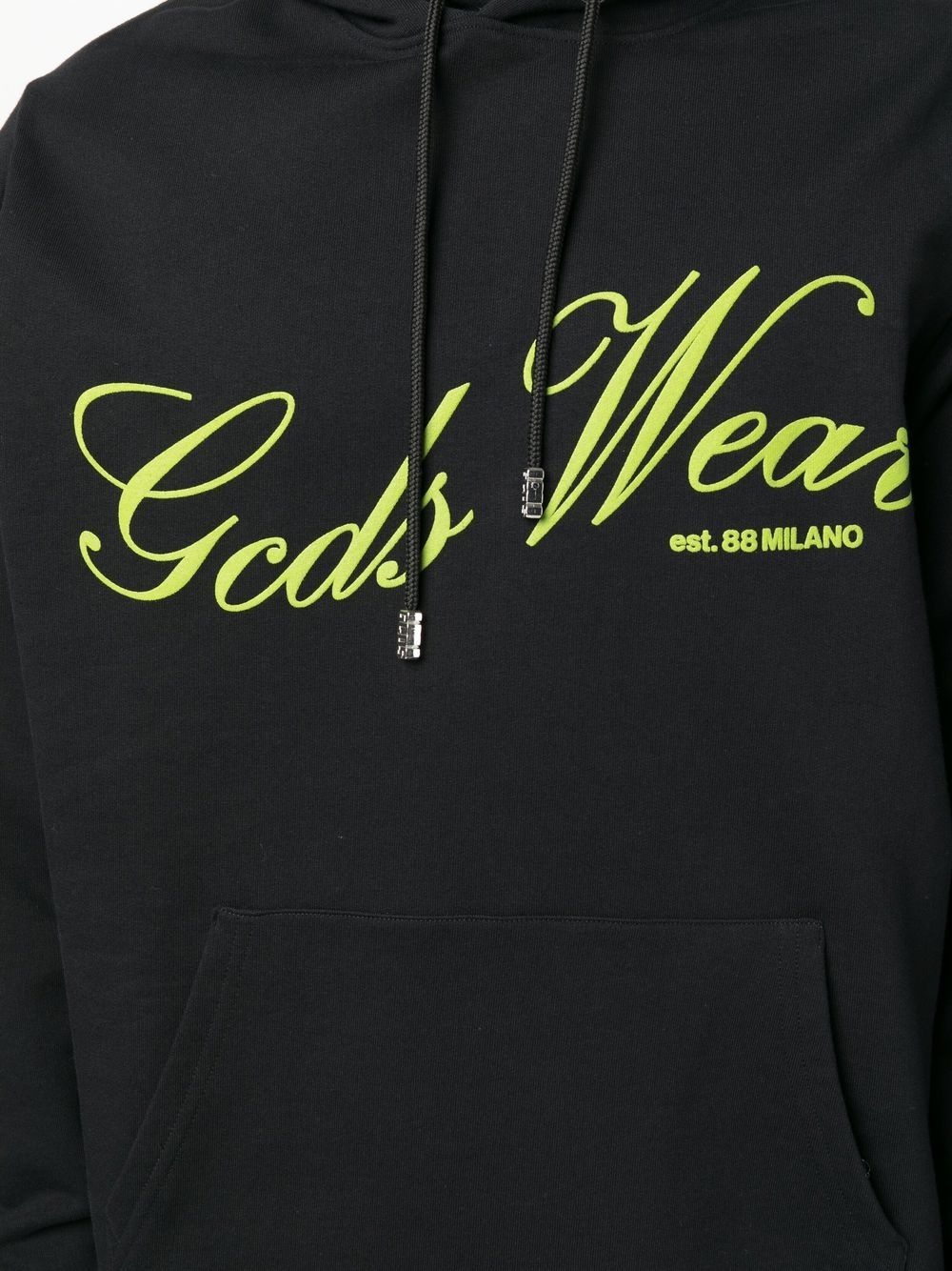 slogan-print pullover hoodie - 5