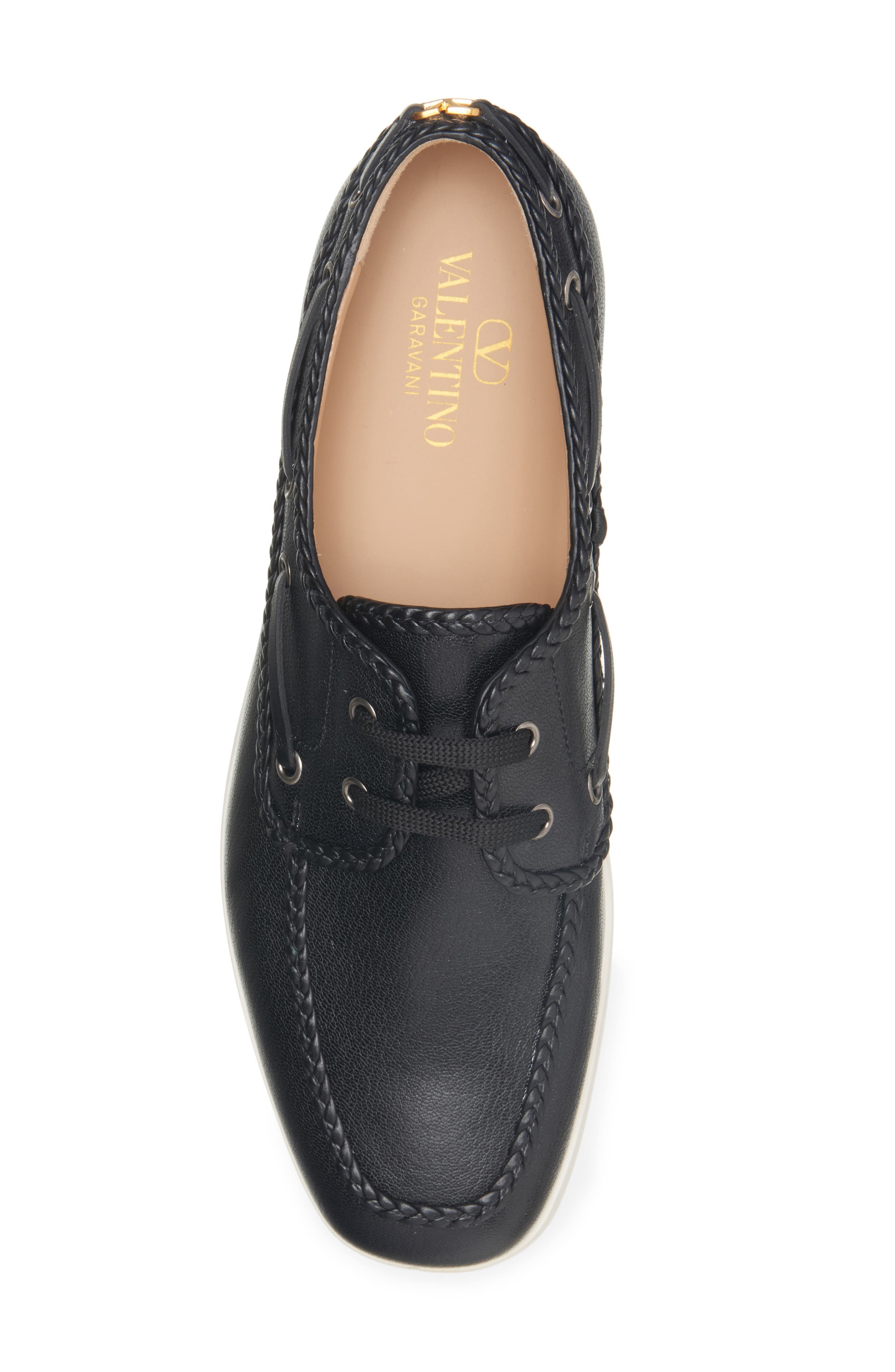 Valentino Garavani VLOGO Kiltie Loafer in Nero at Nordstrom - 5