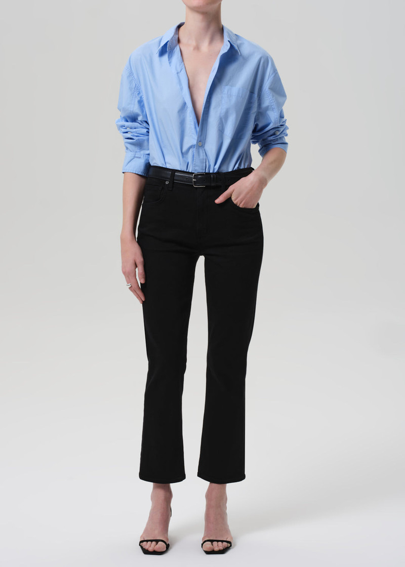 Citizens of Humanity Isola Mid Rise Cropped Boot
In Plush Black outlook