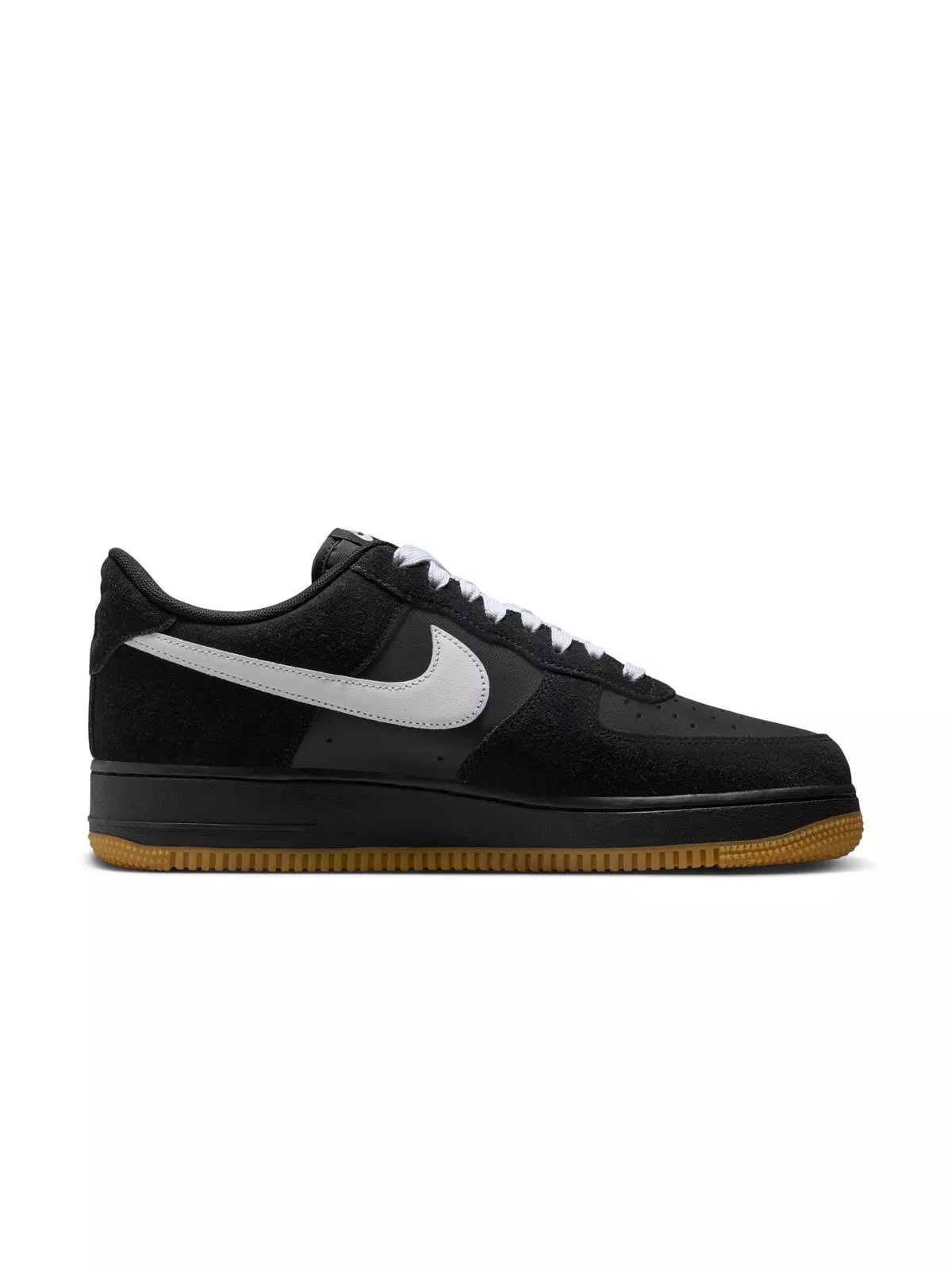 Air Force 1 '07 LV8 "Black/White/Gum Light Brown" Men's Shoe - 2