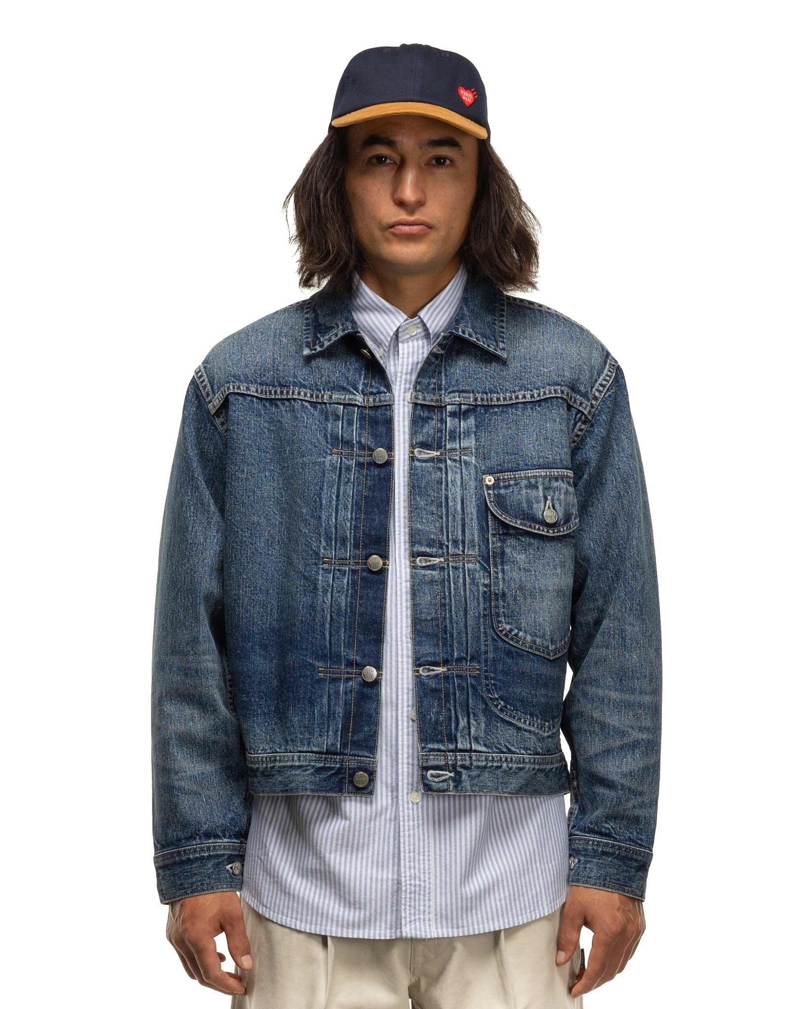 Human Made Denim Work Jacket Indigo | REVERSIBLE