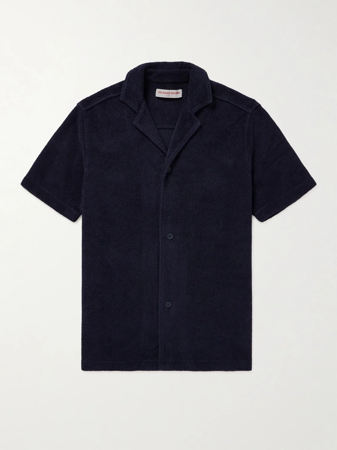 Howell Camp-Collar Cotton-Terry Shirt - 1
