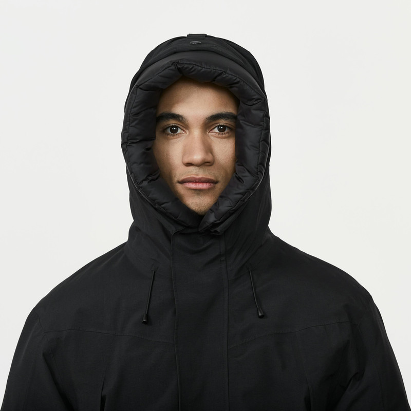 66°NORTH Drangajökull GORE-TEX® Down parka with hood trim outlook