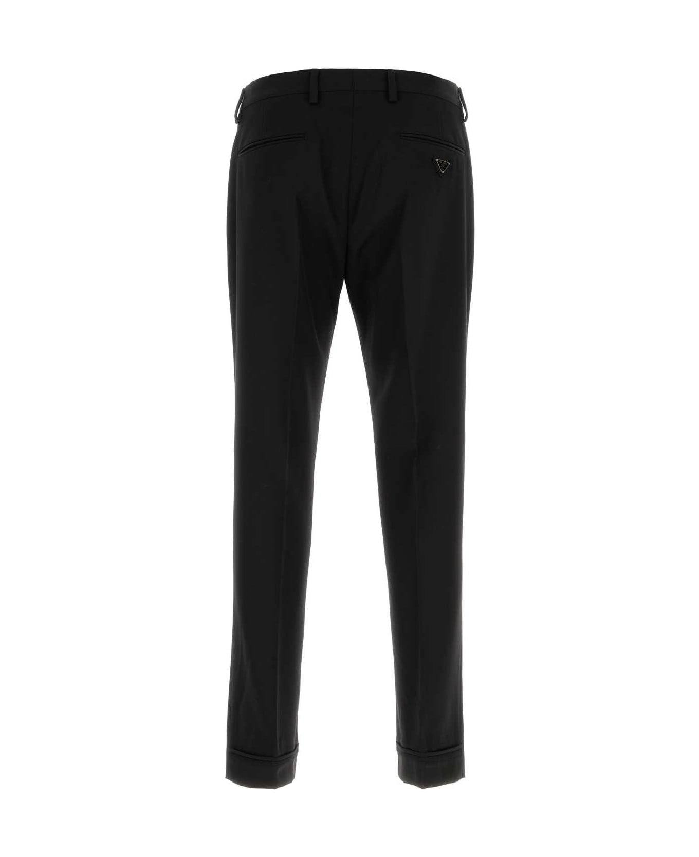 Black Wool Pant - 2
