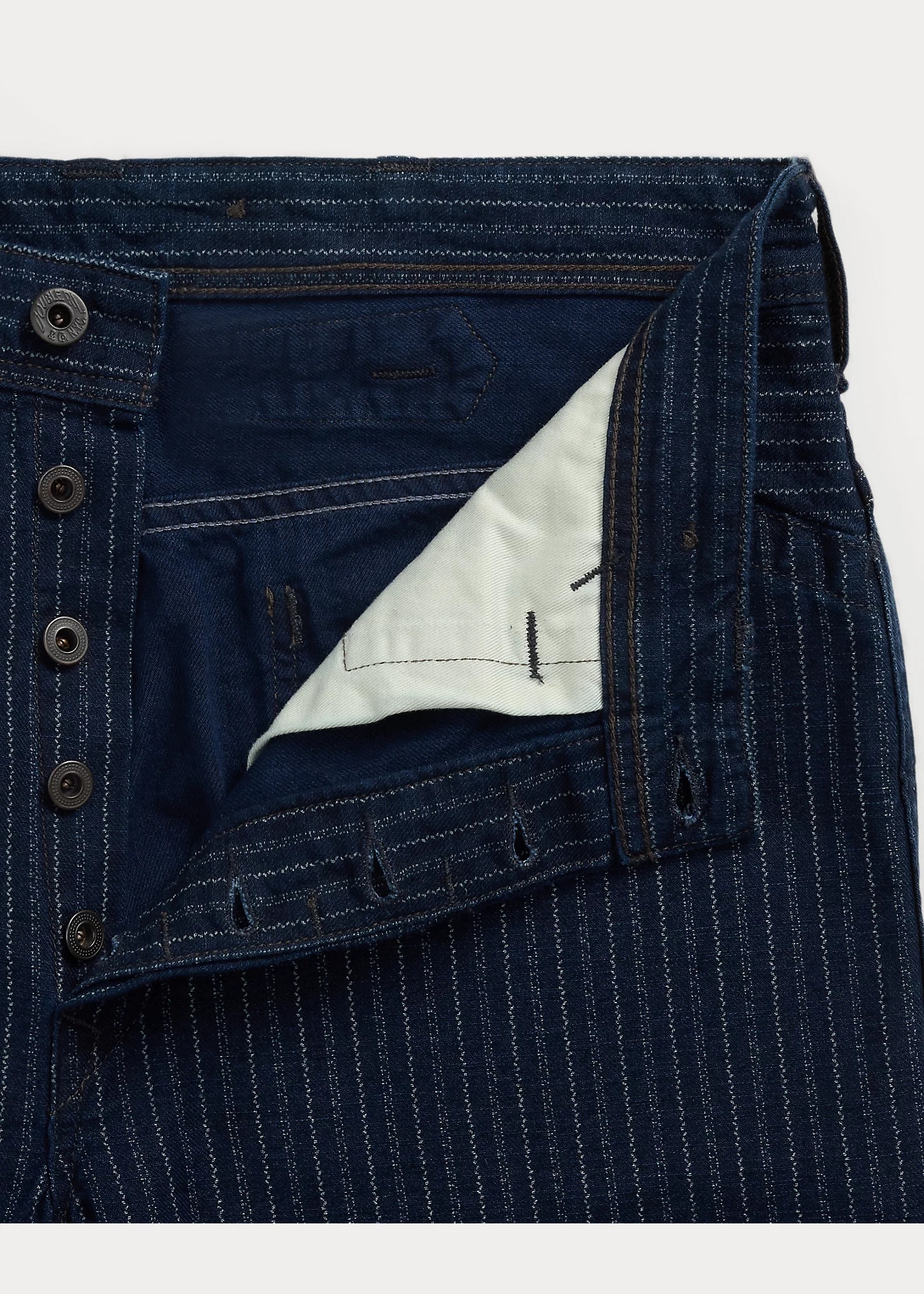 Vintage 5-Pocket Indigo Twill Pant - 3