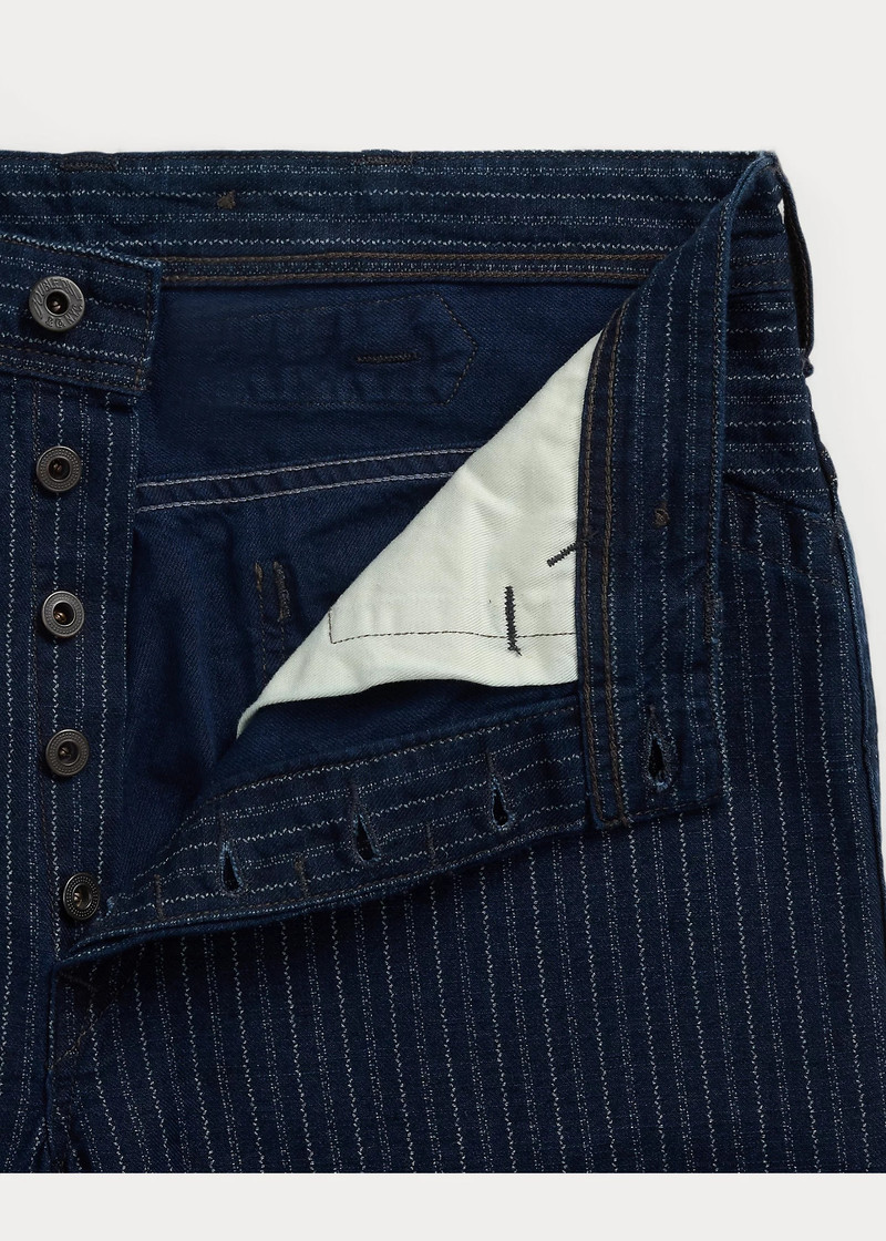 Vintage 5-Pocket Indigo Twill Pant 3