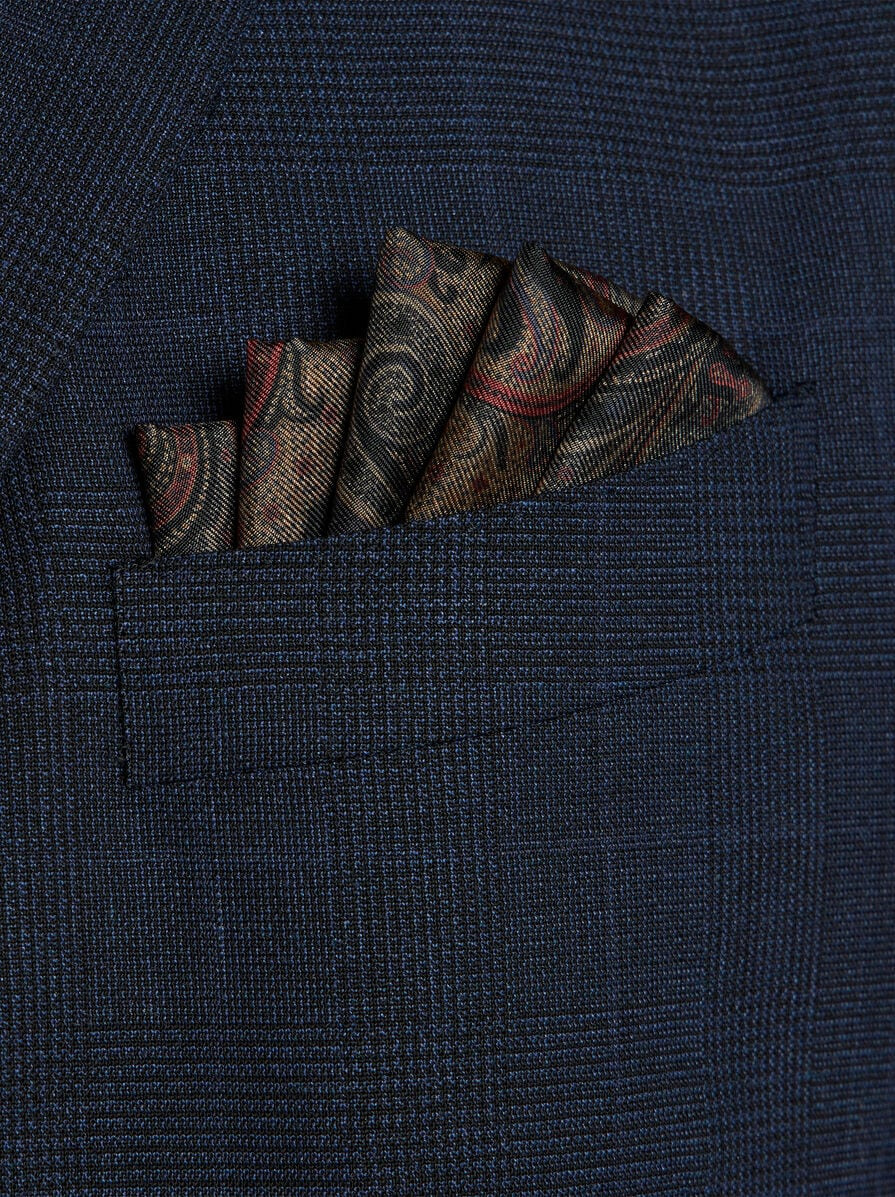 PRINTED SILK POCKET SQUARE - 2