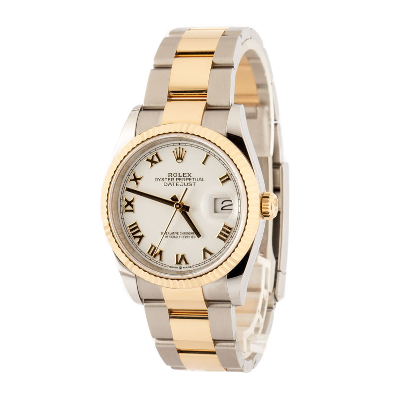 Pre-owned Rolex Datejust 36 126233 White Dial - 2