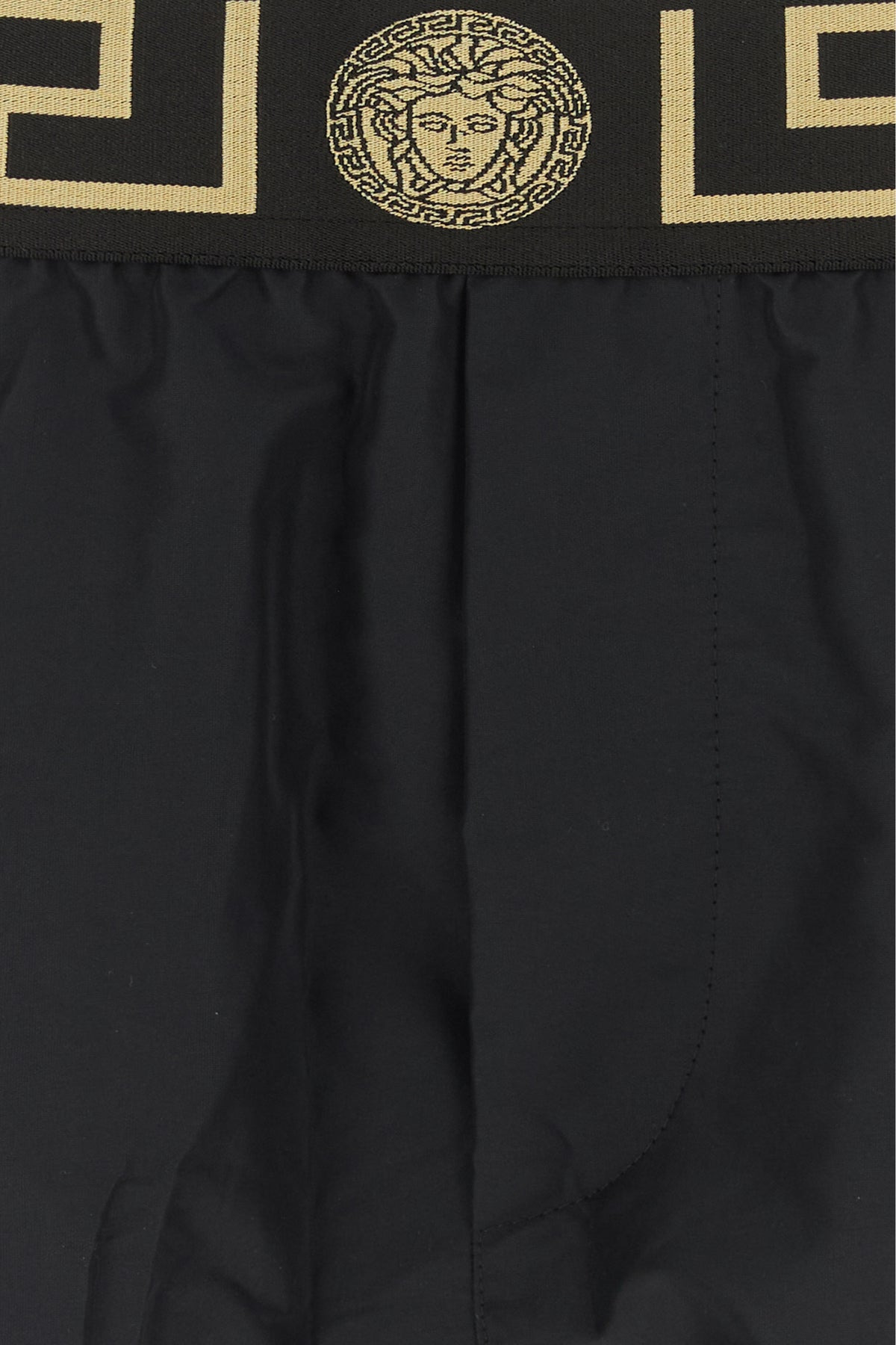 Black polyester swimming shorts - 3