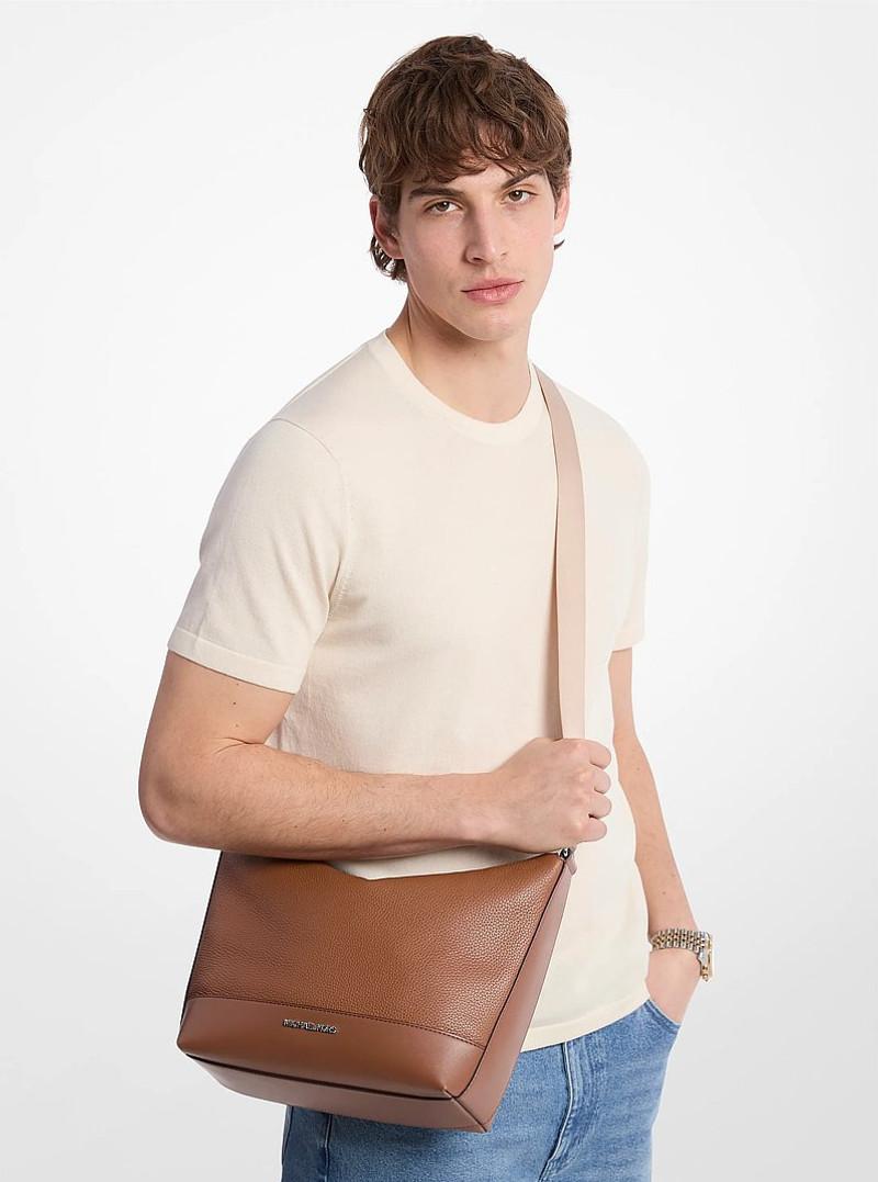 Cooper Pebbled Leather Crescent Bag 3