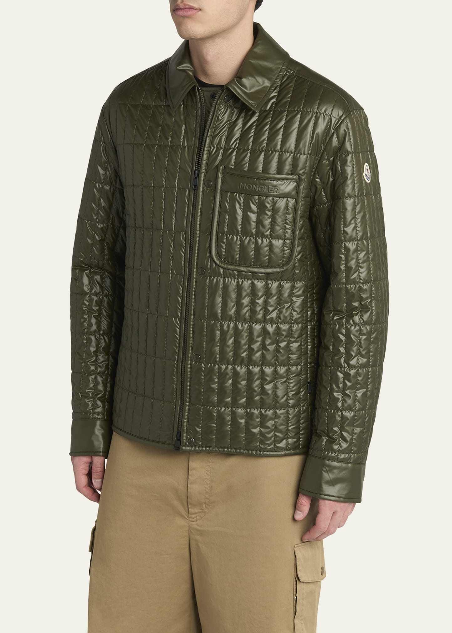 Men's Poiliot Quilted Down Shirt Jacket - 4