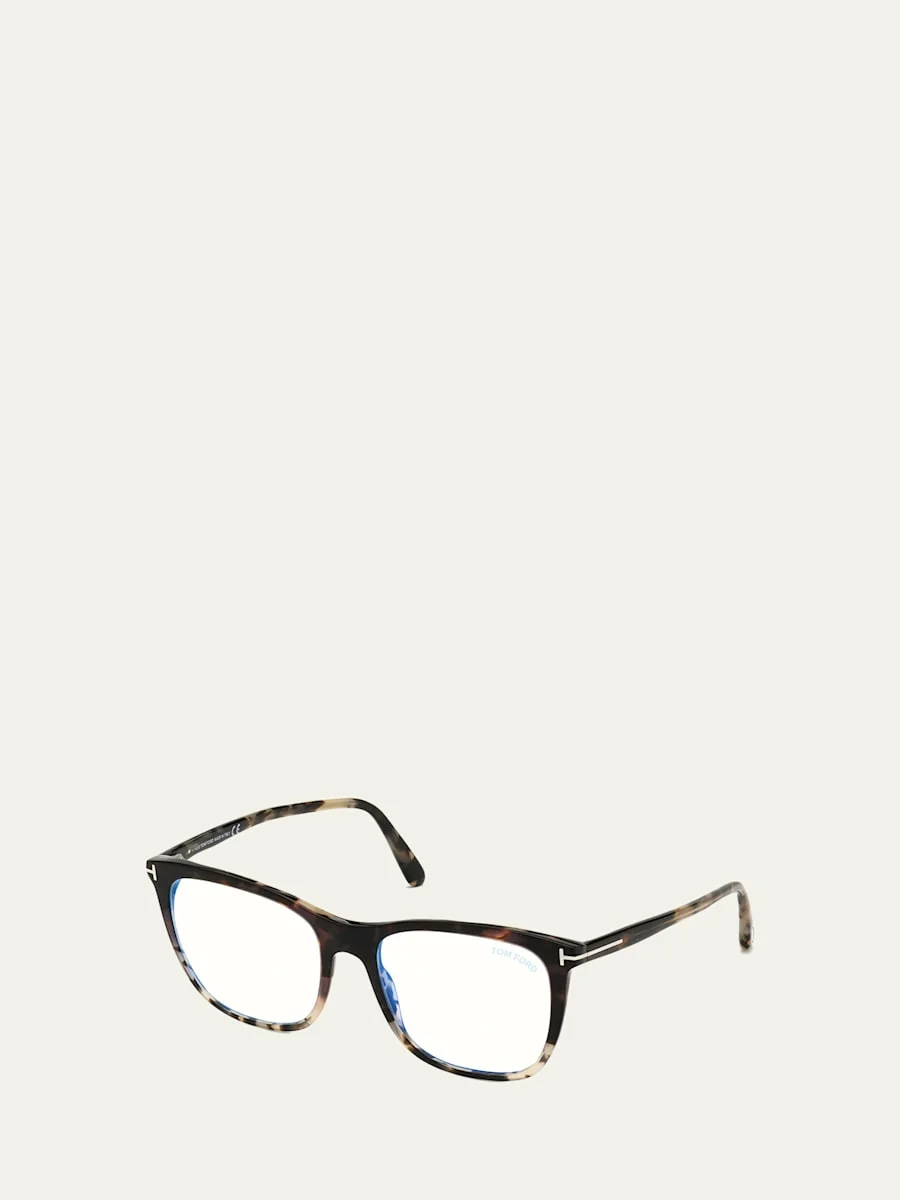Square Acetate Optical Glasses - 1