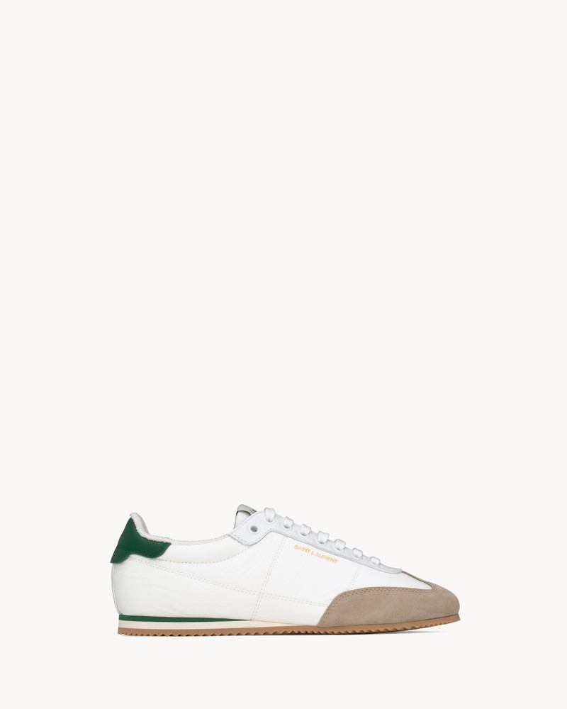 ASTON SNEAKERS IN LEATHER AND NYLON - 1