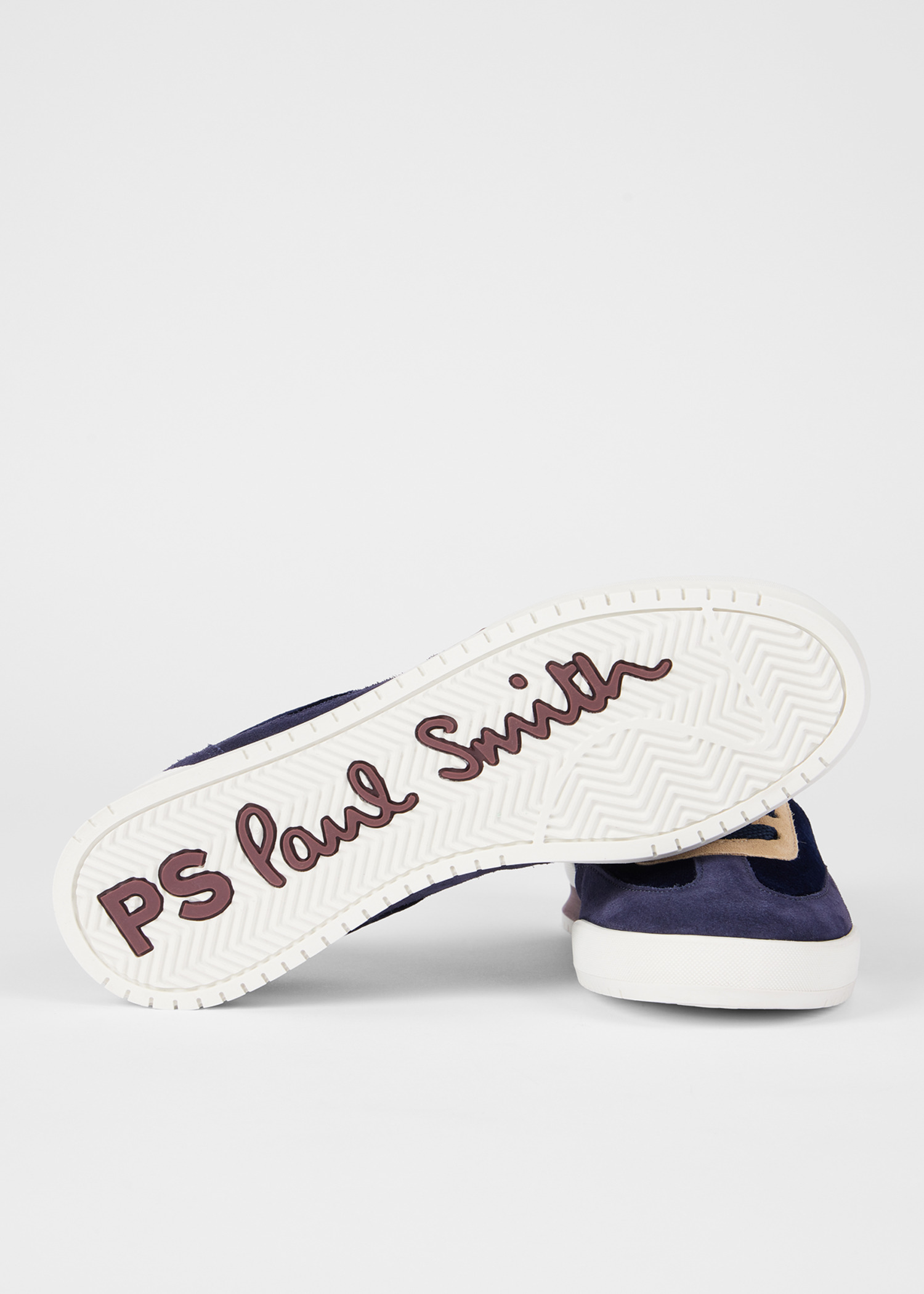 Women's Navy Blue Suede 'Dover' Trainers - 2