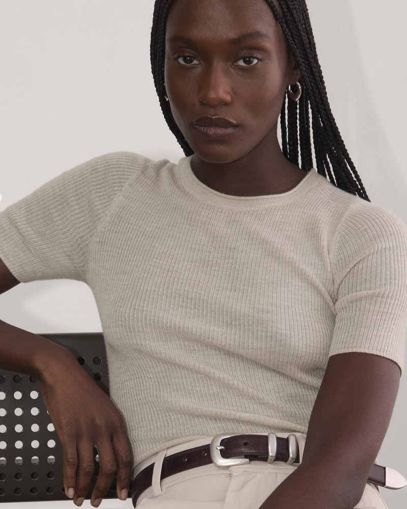 THE SWEATER TEE IN ULTRASOFT MERINO 3