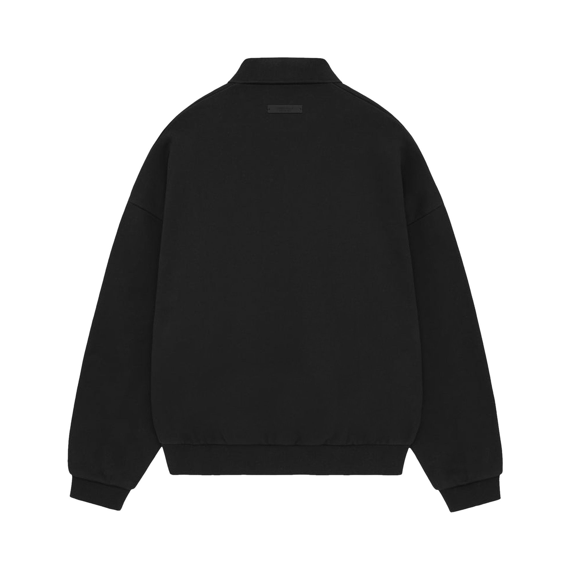 Fear of God Essentials Fleece Polo 'Black' - 2