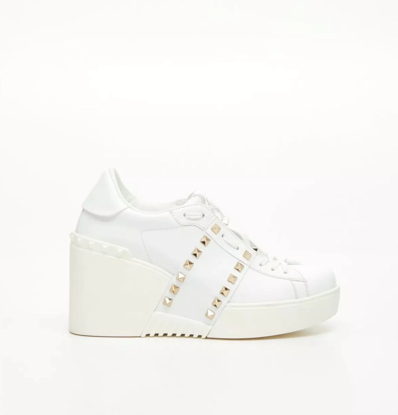 Valentino Open Disco Wedge Sneakers - 1