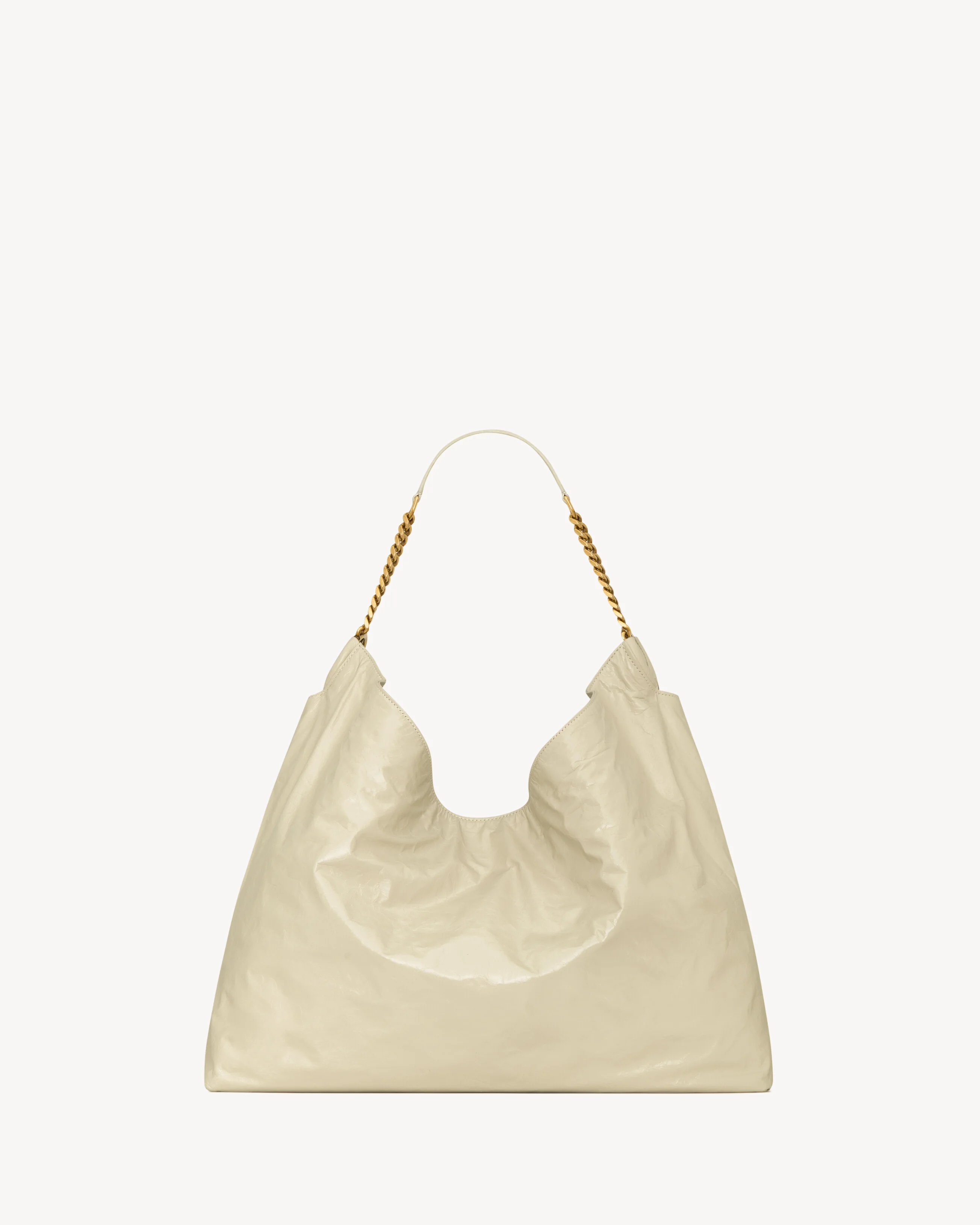 HORTENSE HOBO IN SHINY LEATHER - 1
