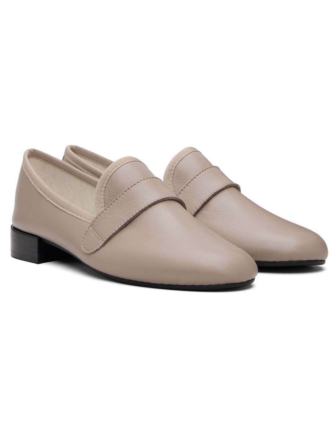Taupe Michael Rubber-Sole Loafers - 4