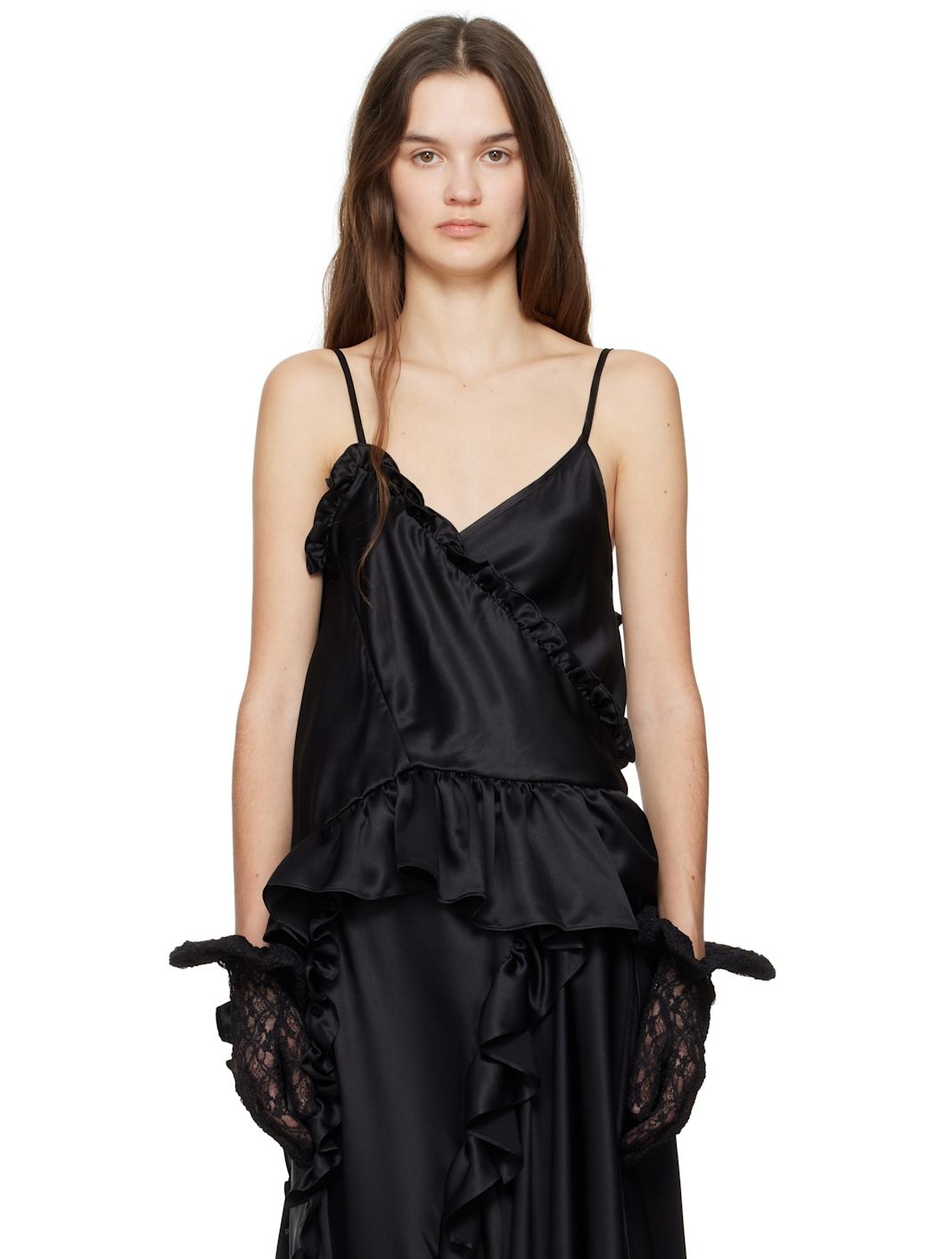 Black Alessandra Camisole - 1