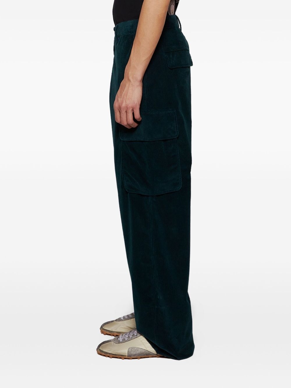 corduroy cargo pants - 4