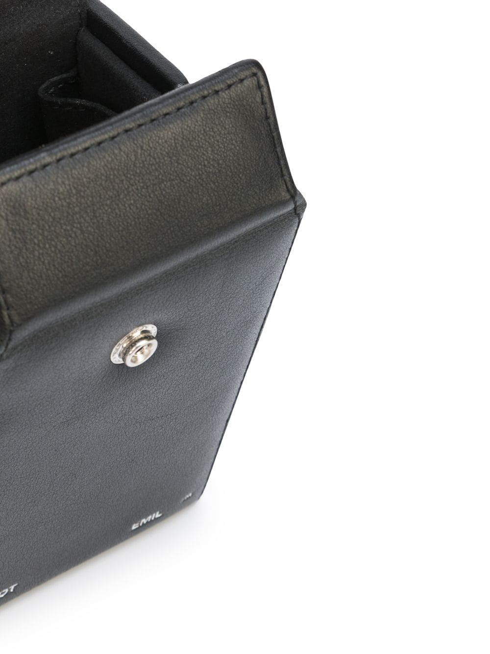 logo-debossed leather belt bag - 5