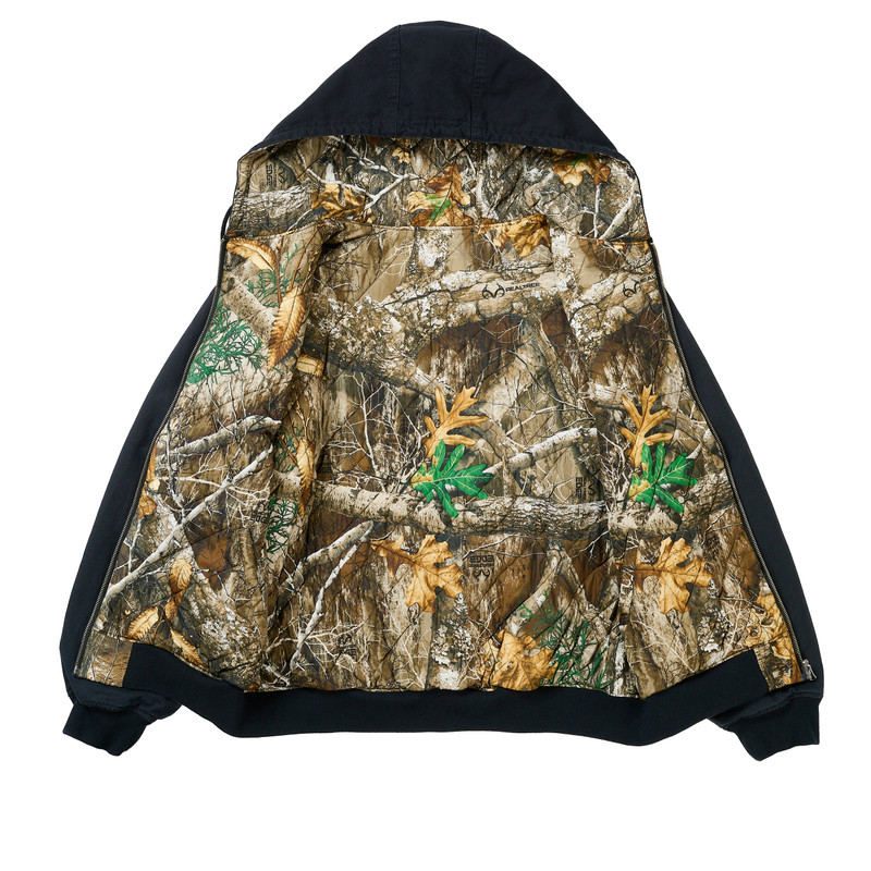 PALACE REALTREE REVERSIBLE JACKET BLACK outlook