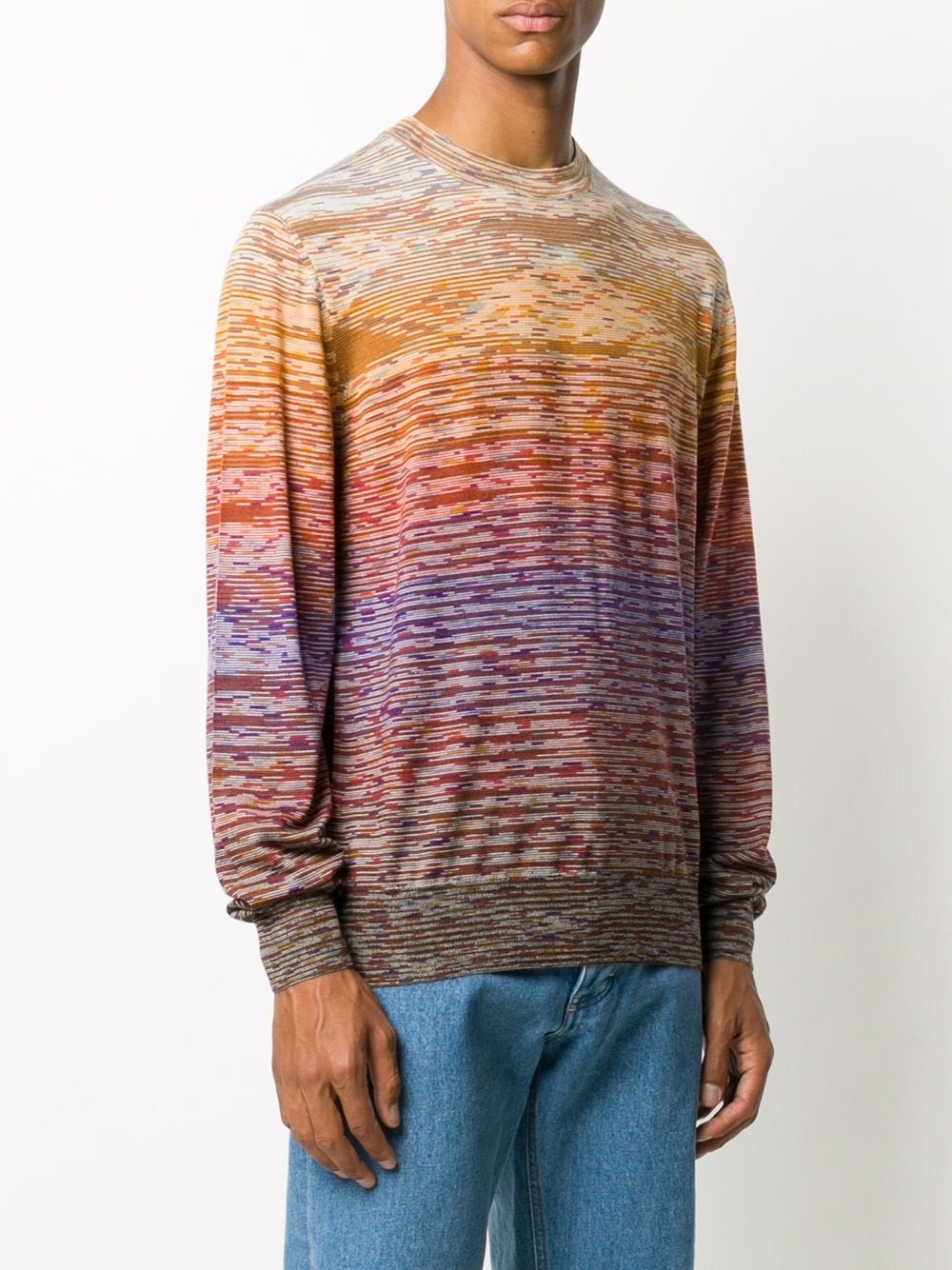 ombre print jumper - 3