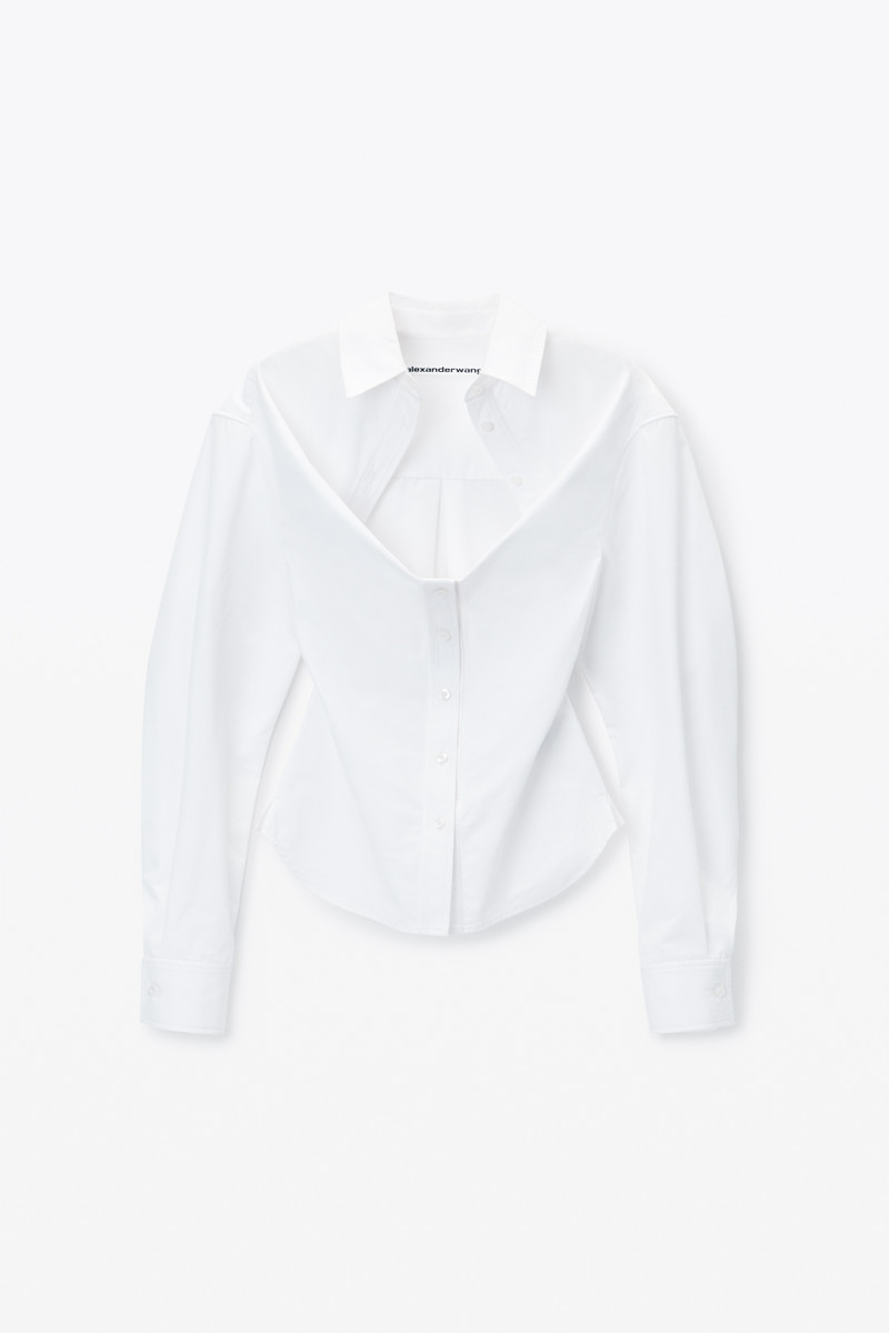 Deconstructed Button-Up Shirt 1