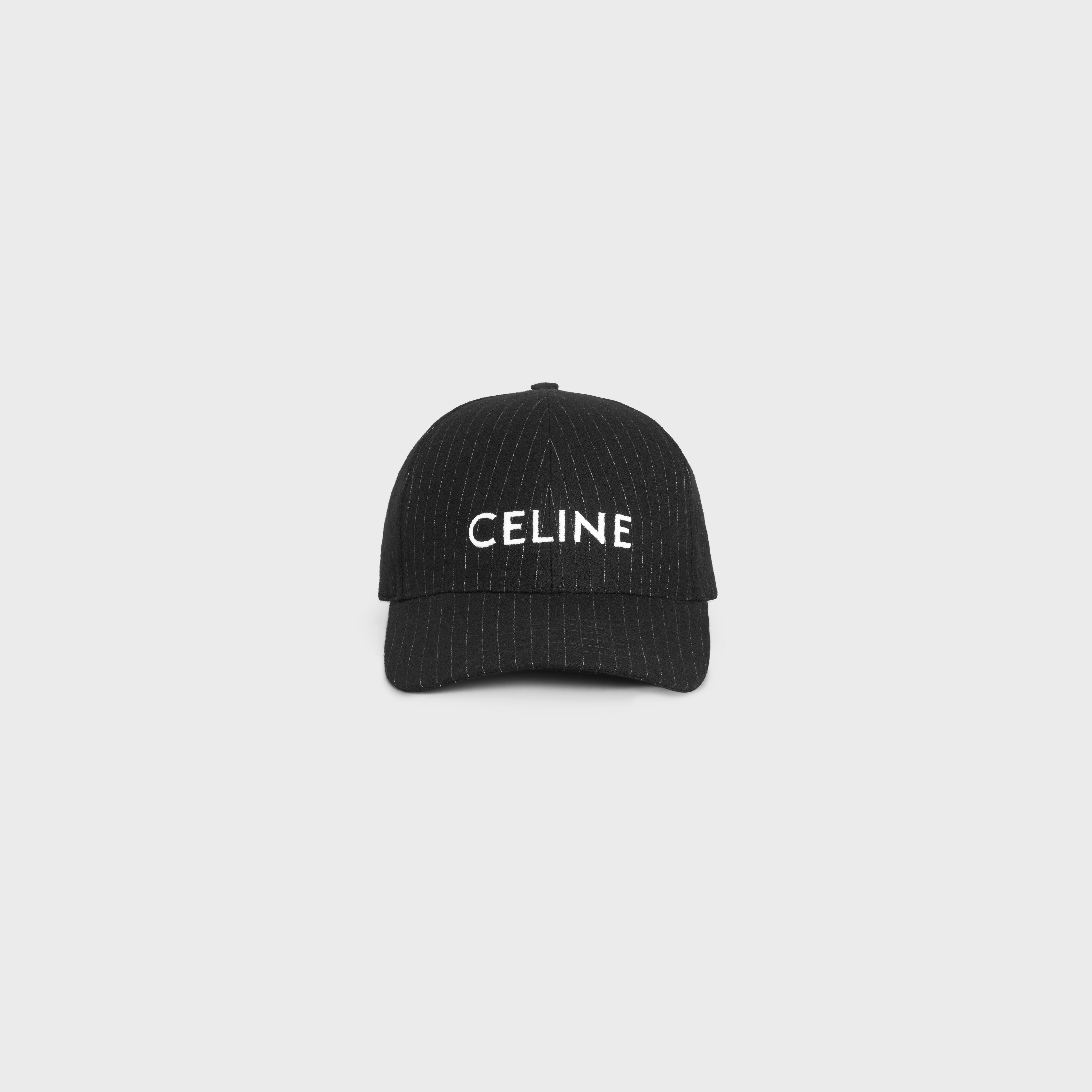 celine baseball cap in striped flannel - 2