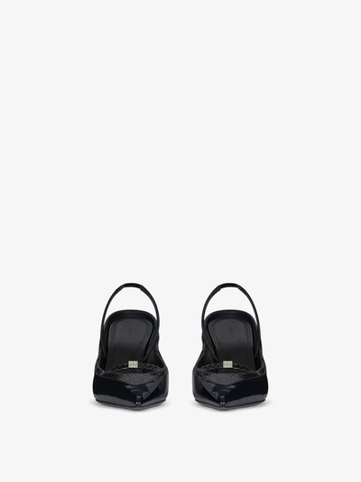 Givenchy RAVEN SLINGBACKS IN LEATHER AND AYERS outlook