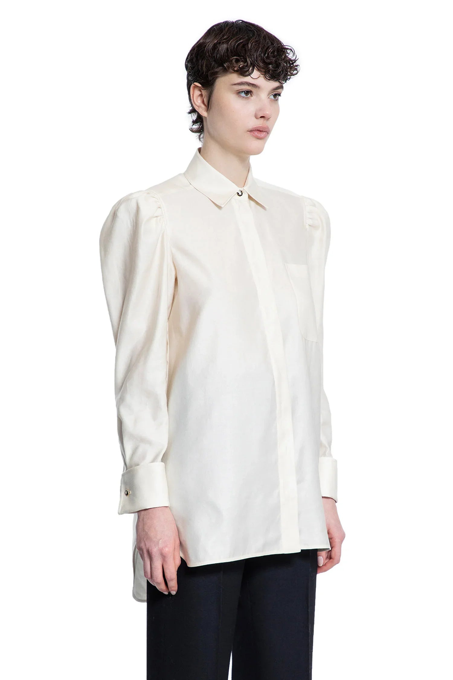 Cotton-Satin-Shirt - 2