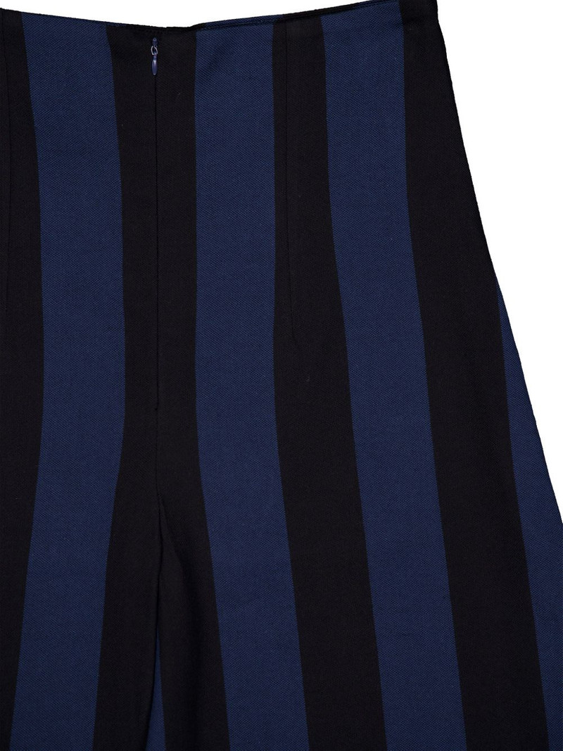 high-waisted striped cotton trousers 3