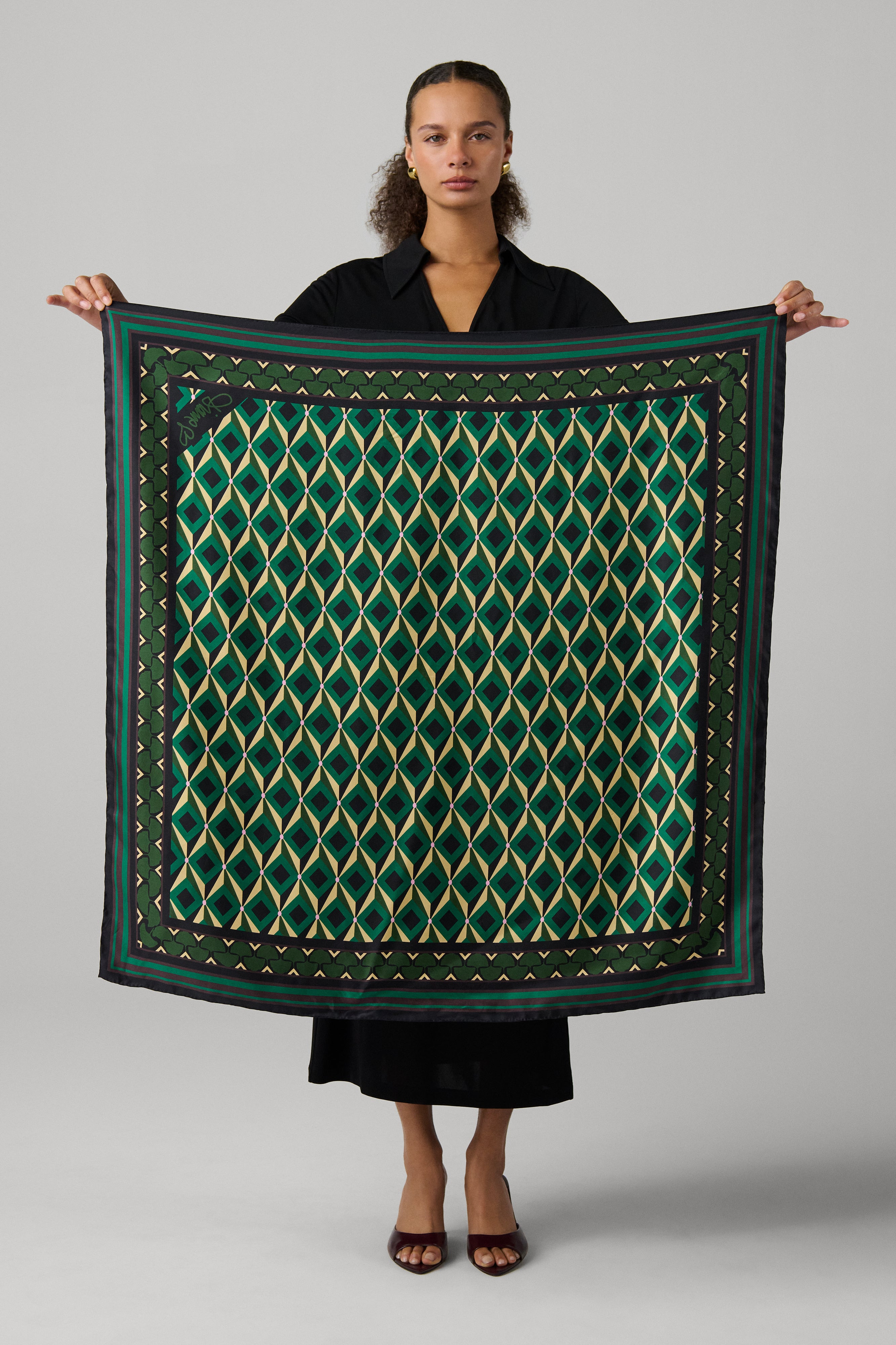 Flag Silk Scarf - 3