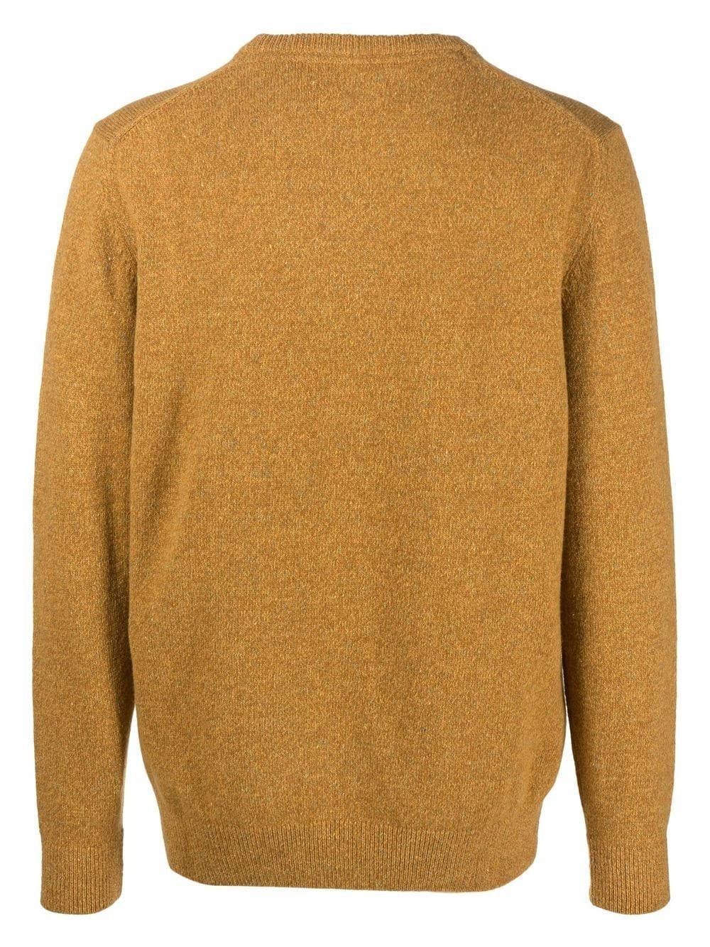 fine-knit ribbed-trim jumper - 2