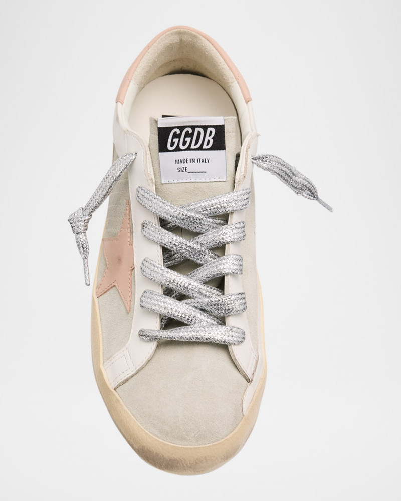Superstar Mixed Leather Low-Top Sneakers 5