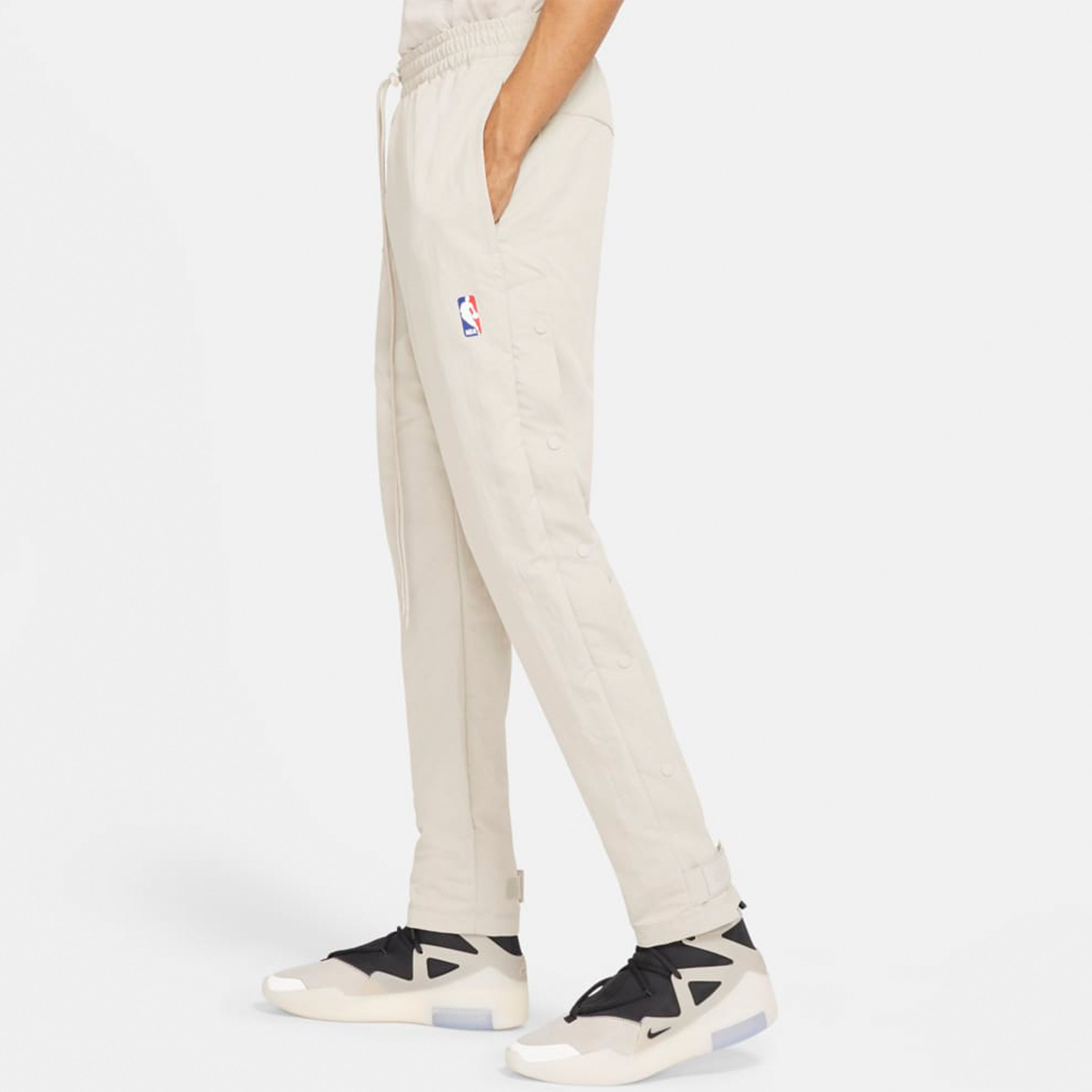 Nike x Fear of God x NBA Crossover Side Solid Color Sports Pants Gray CU4684-271 - 6