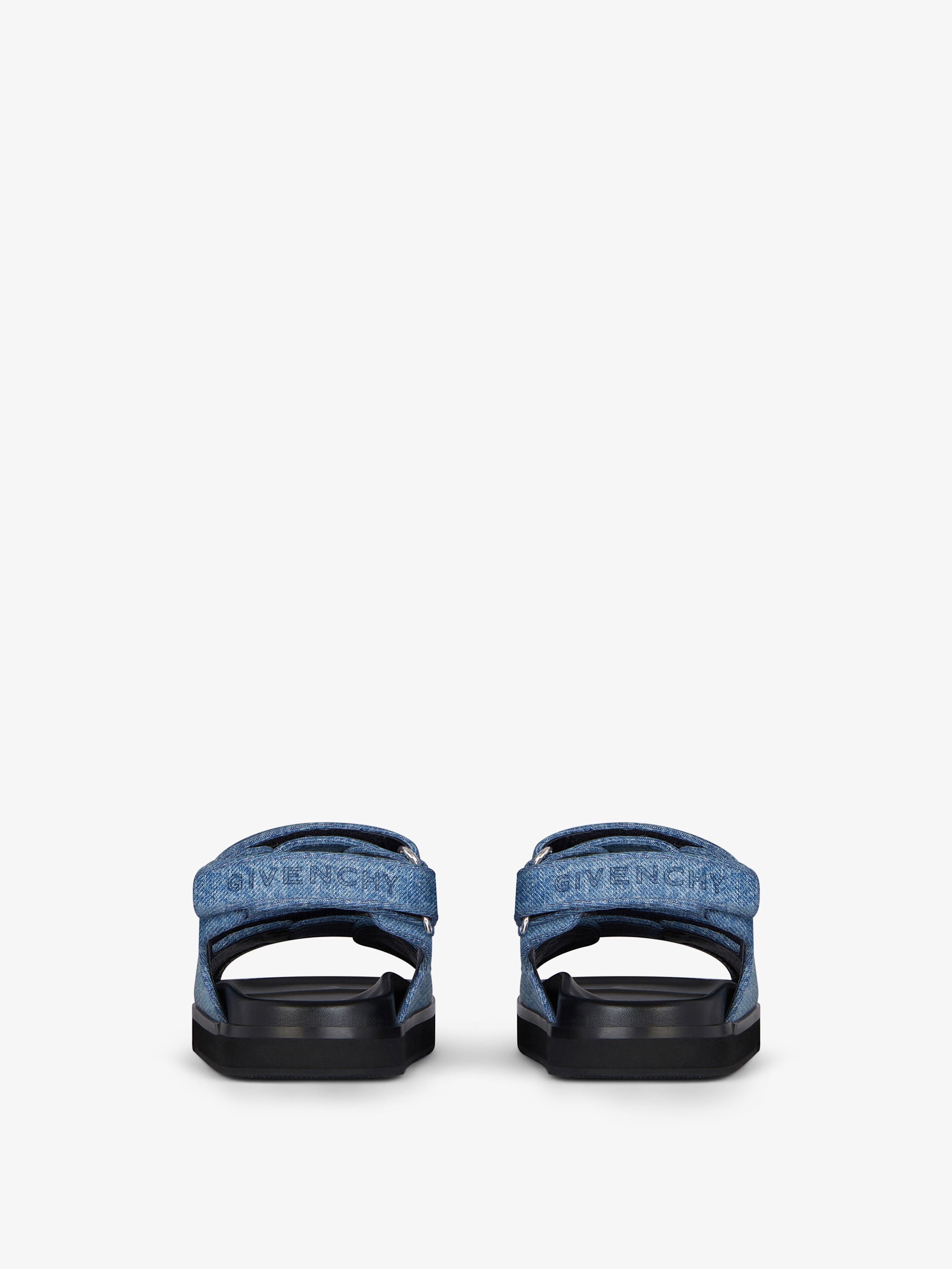 4G SANDALS IN DENIM - 6