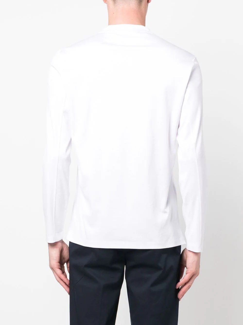 long-sleeve cotton T-shirt - 4